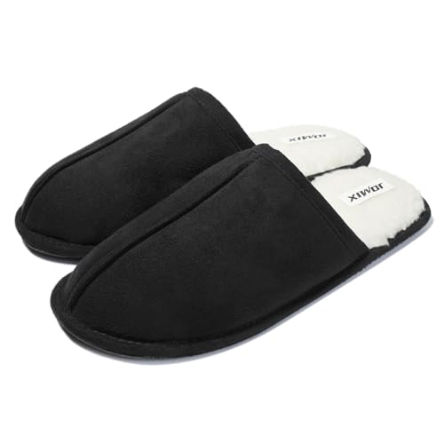 JOMIX Pantofole Invernali Pelose da Uomo, Comode e Calde per l'uso in Casa