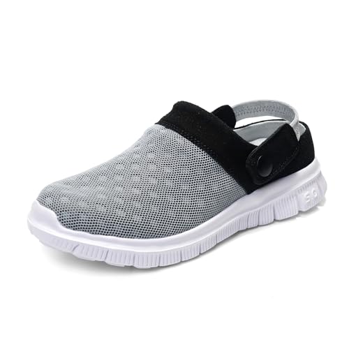 JOMIX Orthopädische Schuhe Damen Gesundheitsschuhe Sandalen Sommer Weiche Hallux Valgus Schuhe mit Fußbett Rutschfeste Hauschuhe