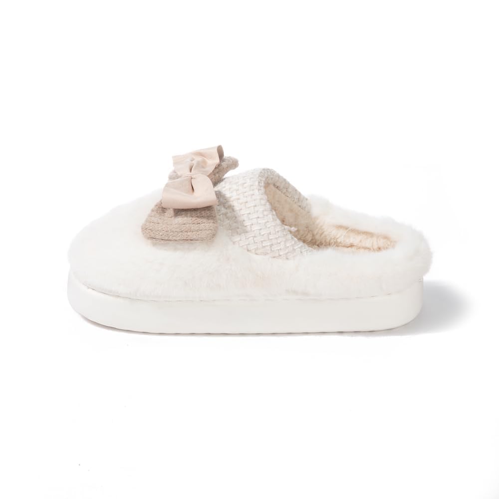 JOMIX Ciabatte Donna Invernali da Casa Pantofole Pelose Calde Flat Termiche Comode e Morbide MD9626