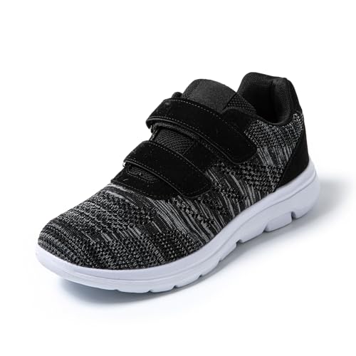 JOMIX Herren Sportschuhe mit Klettverschluss Leichte Turnschuhe Atmungsaktiv Laufschuhe Sneaker Walking Fitness Freizeitschuhe