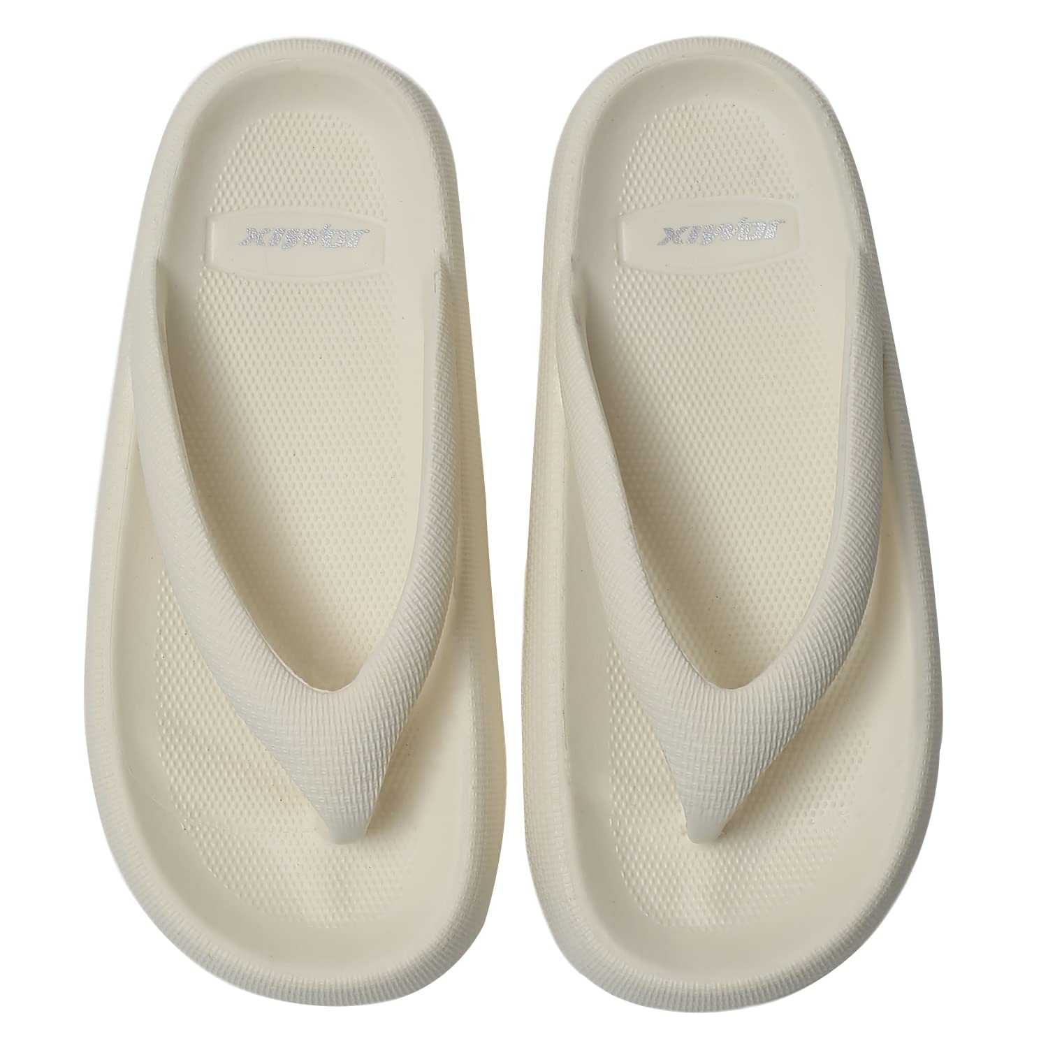 JOMIX Sommer Flip Flops Damen Dicke Sohle Schlappen Weiche Sandalen Einfarbige Badelatschen Badeschlappen Meer Pool Strand Schwimmen