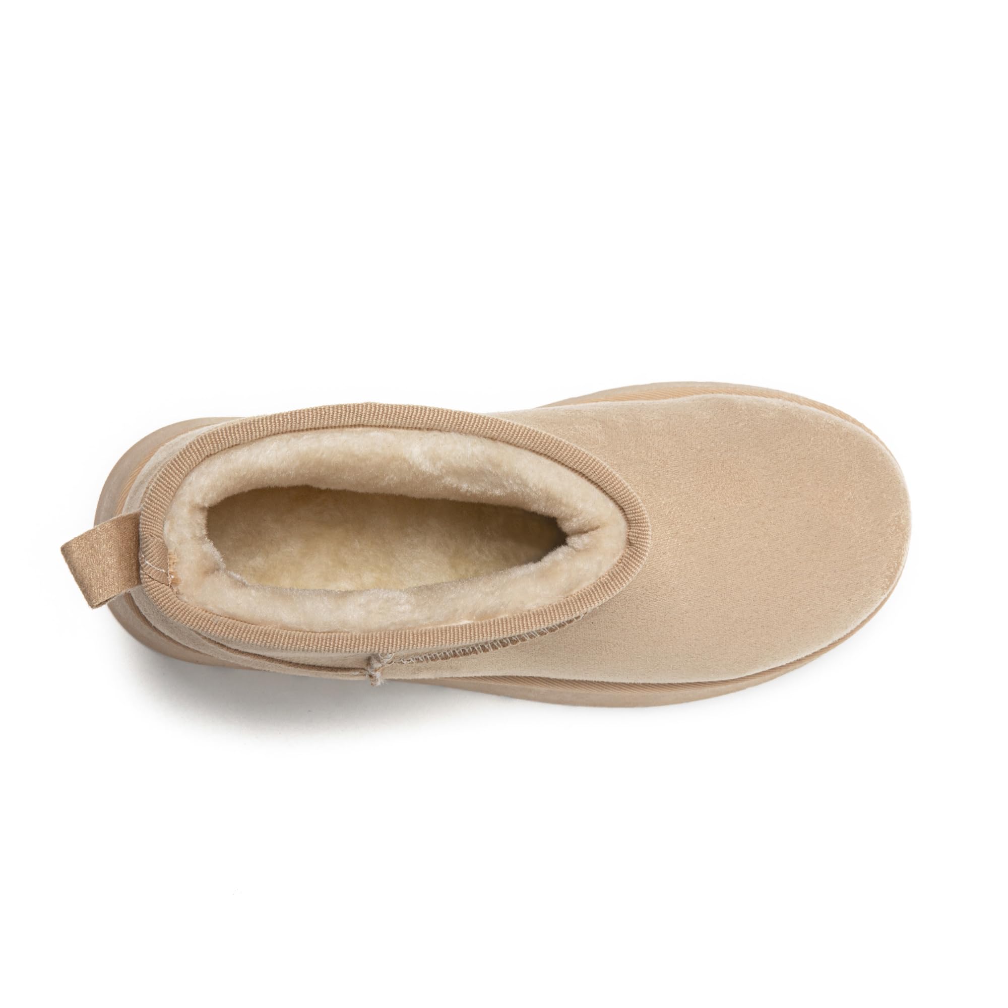 JOMIX Stivali da Donna Invernali Bassi Stivaletti Imbottiti con Pelliccia Sintetica Calda e Comodi MD9767