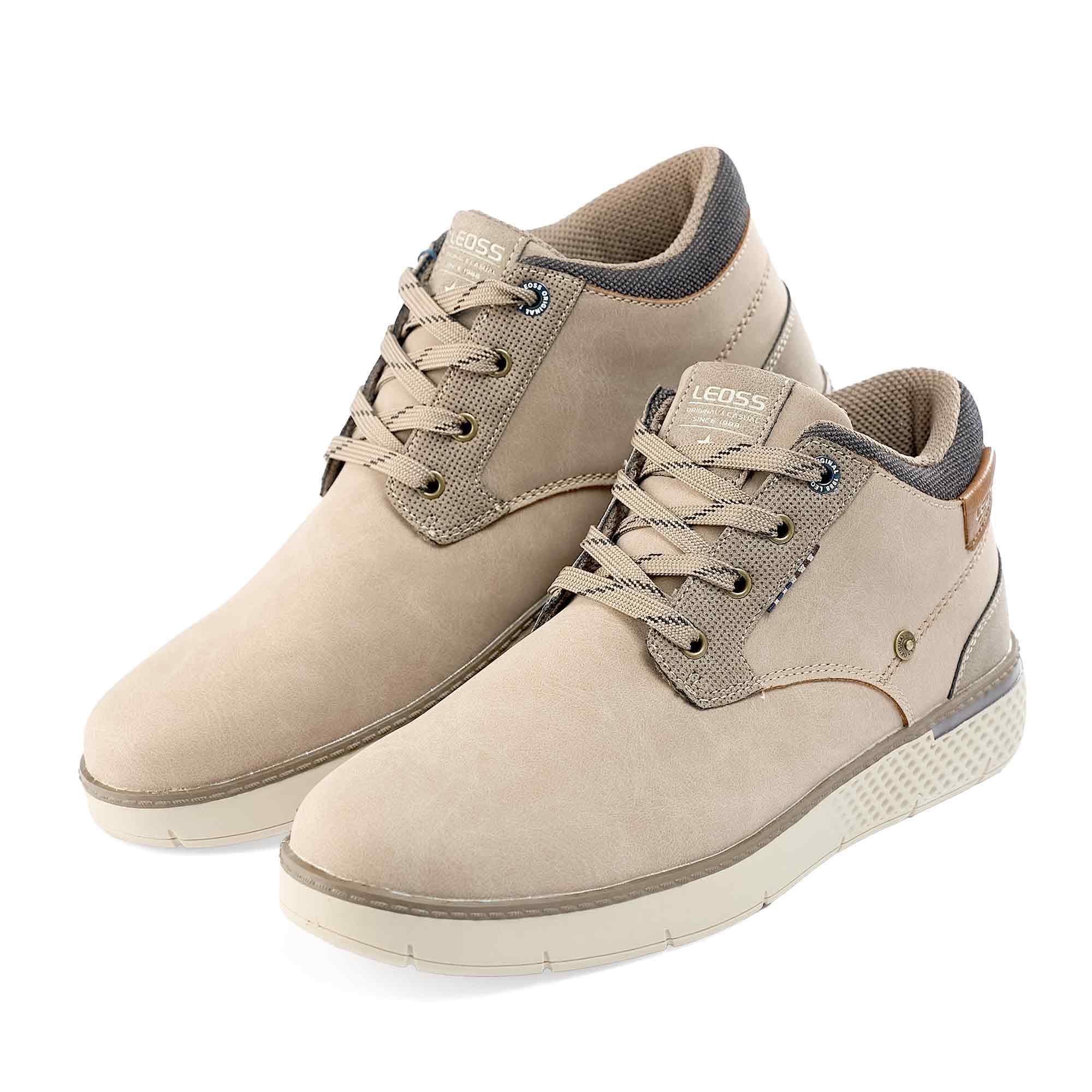 LEOSS ORIGINAL Homme Montante Basket Sport Cuir Business Chaussures