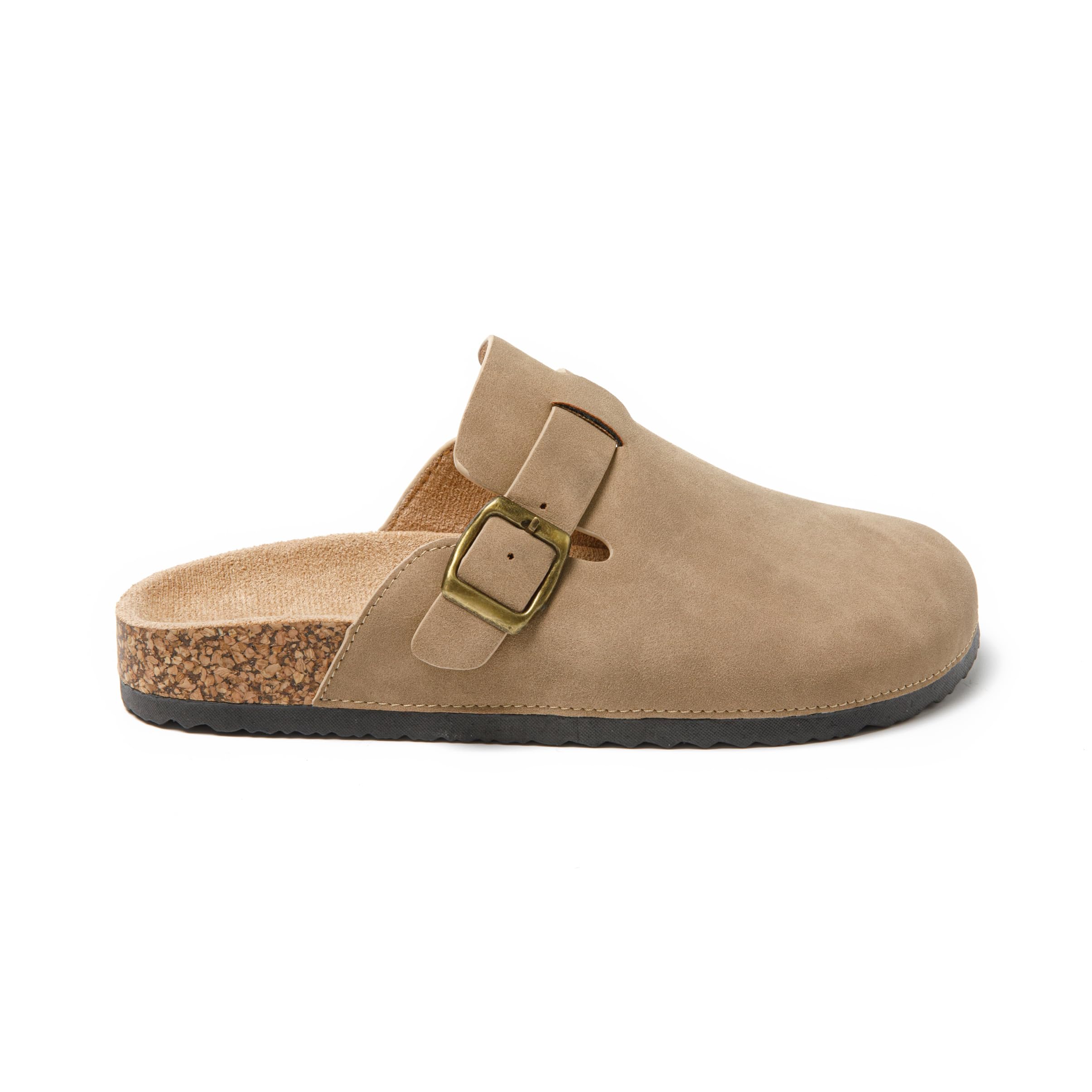 JOMIX Pantoletten Damen Geschlossen Hausschuhe mit Kork Fußbett Rutschfeste Gartenschuhe Clogs