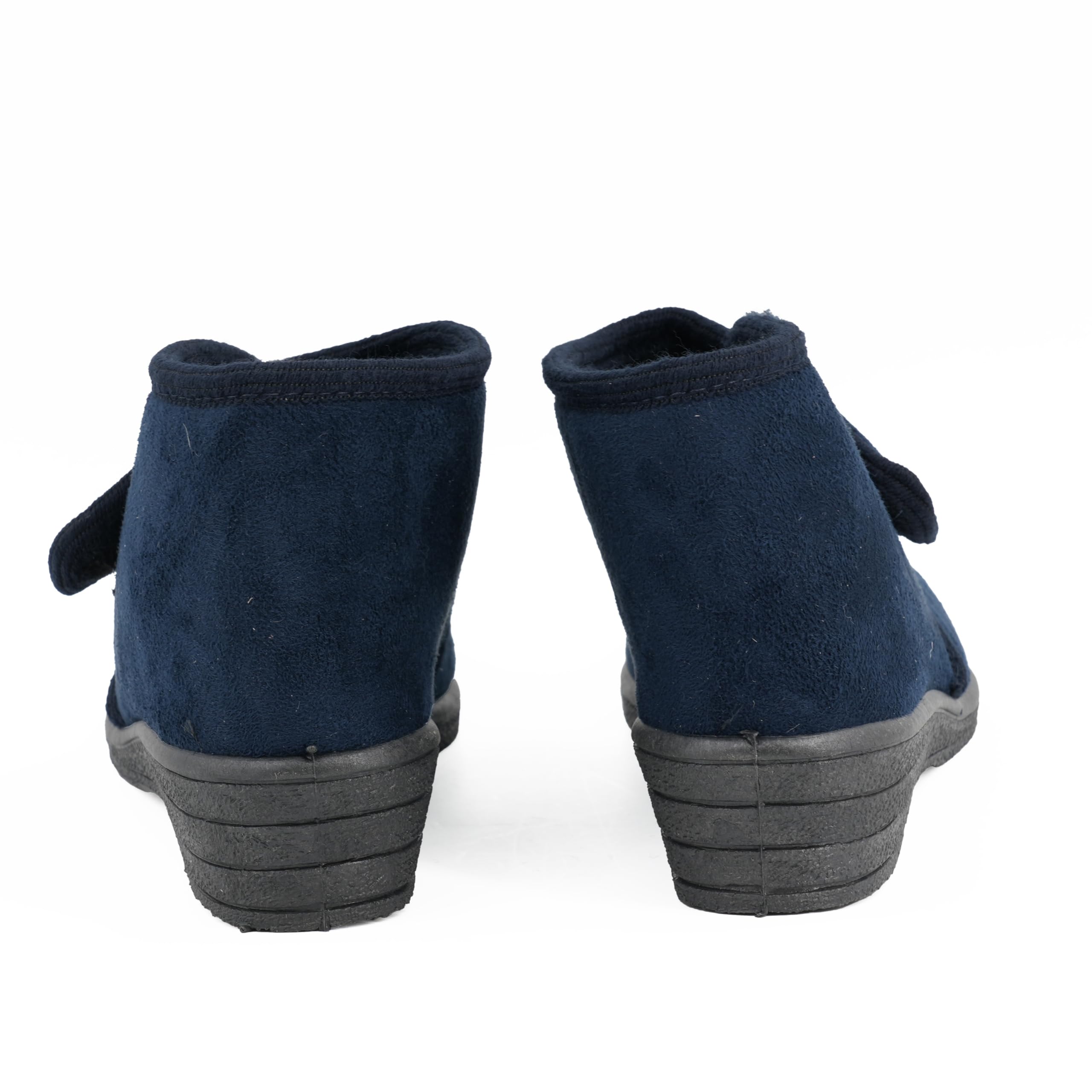 JOMIX Diabetiker Schuhe Damen Orthopädische Winter Stiefeletten Senioren Hausschuhe mit Klettverschluss