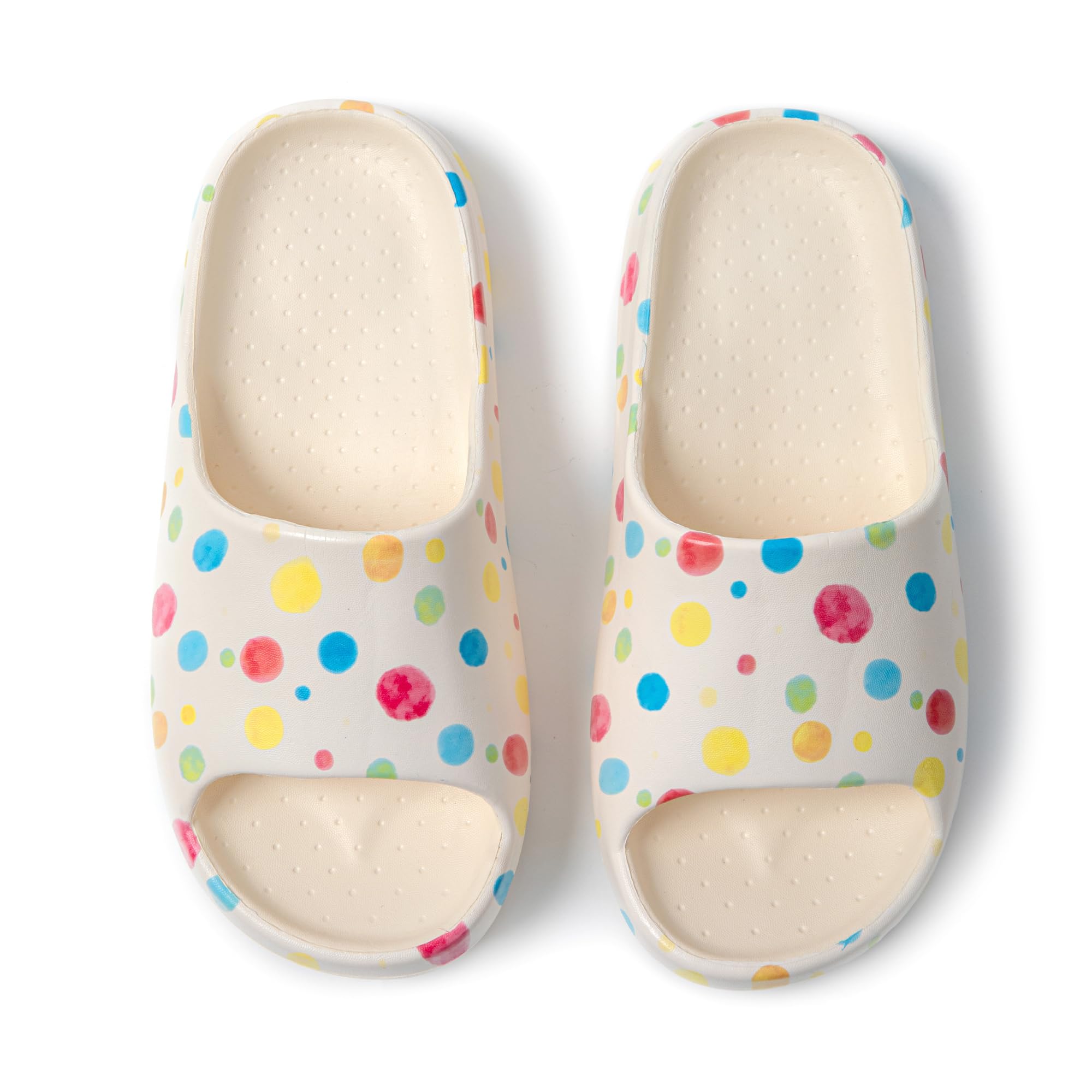 JOMIX Damen Badelatschen Sommer Dicke Sole Pantoletten 100% EVA Weiche Badeschuhe Süße Schlappen Lustig Sandalen