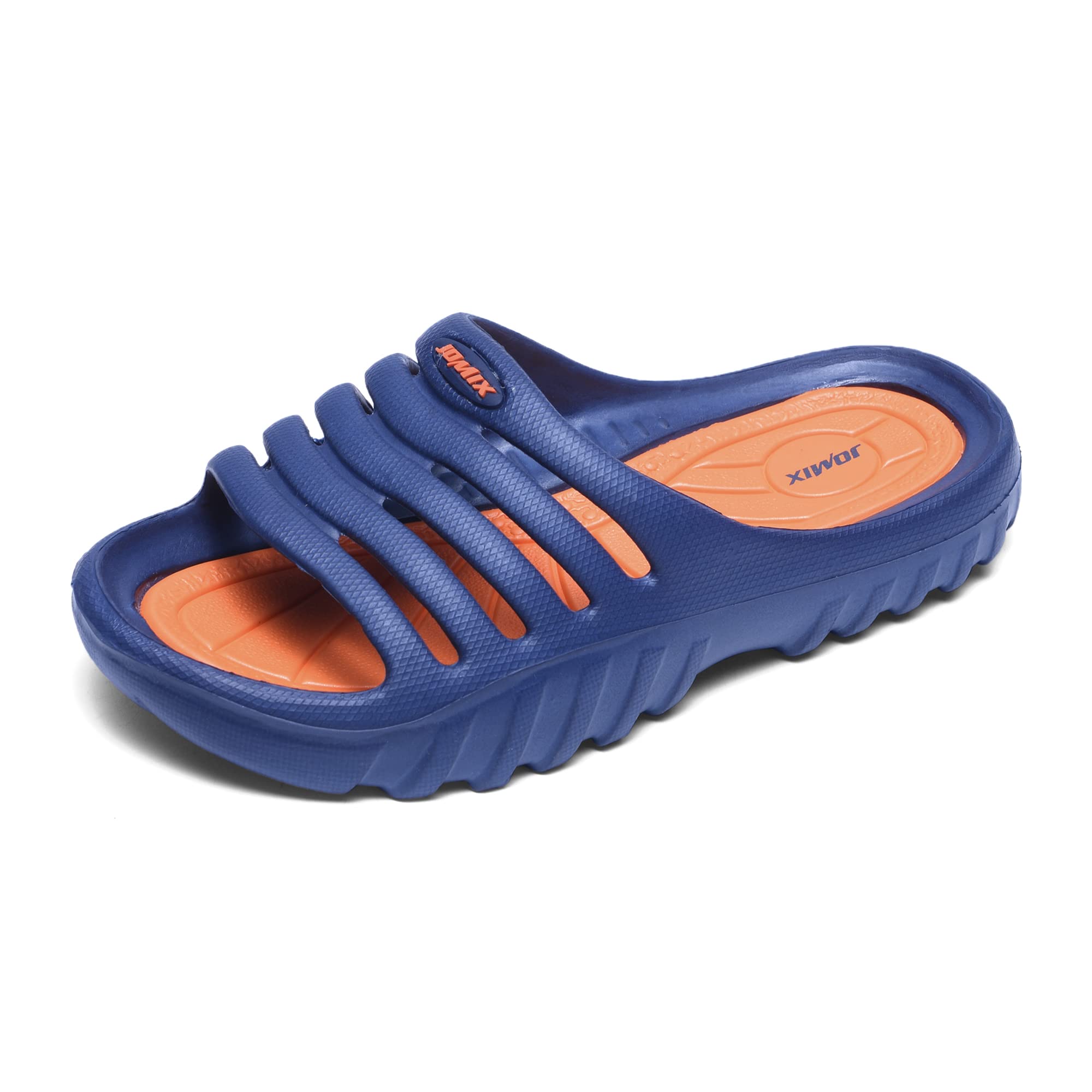 JOMIX Kinder Schlappen Jungen und Mädchen Sommer Bunte Dinosaurier Sandalen Weiche Badelatschen Badeschlappen Schwimmbad Meer Strand