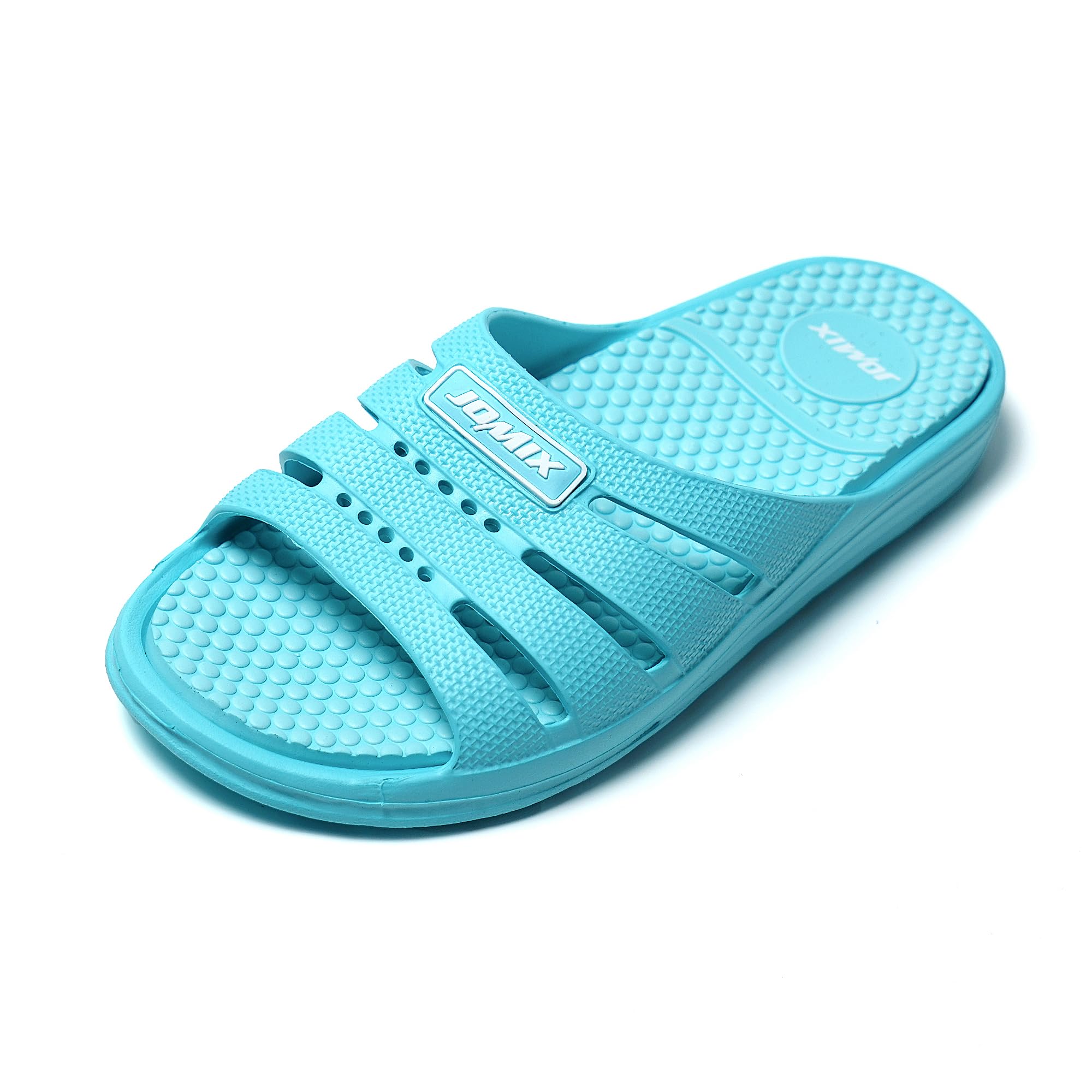 JOMIX Damen Badeschuhe Sommer Pantoletten Leicht Sandalen Badelatschen Badeschlappen Rutschfeste Eva Duschhausschuhe