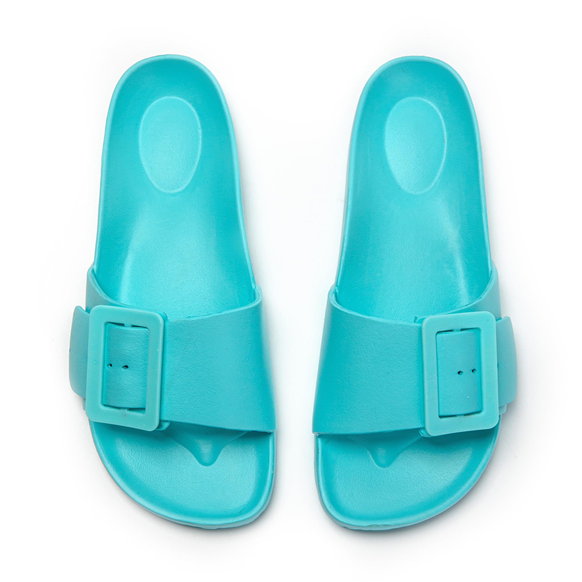 JOMIX Badeschuhe Damen Sommer Plateau Pantoletten EVA Badelatschen Leicht Sandalen für Strand