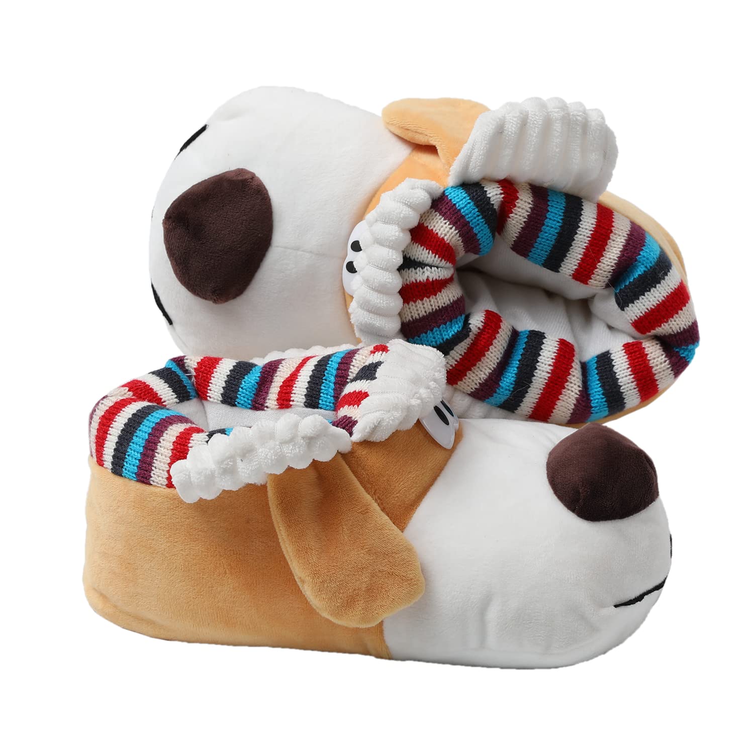 JOMIX Winter Hausschuhe Unisex Lustige Plüsch Warme Pantoffeln Tierform Weiche Rückstellschaum Slippers Einheitsgröße Indoor Outdoor