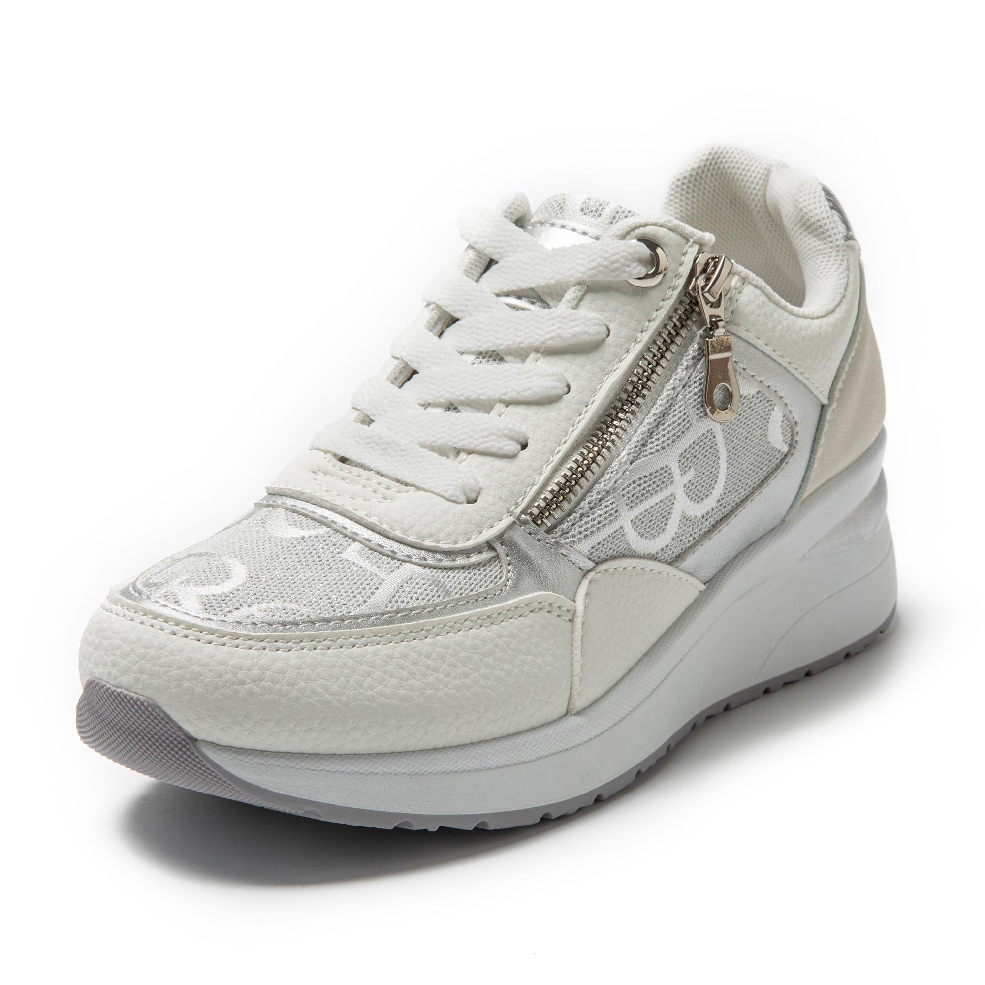 JOMIX Damen Sneaker Moden Sportschuhe Rutschfeste Freizeitschuhe Atmungsaktiv Joggingschuhe Bequeme Walkingschuhe Gym Fitness