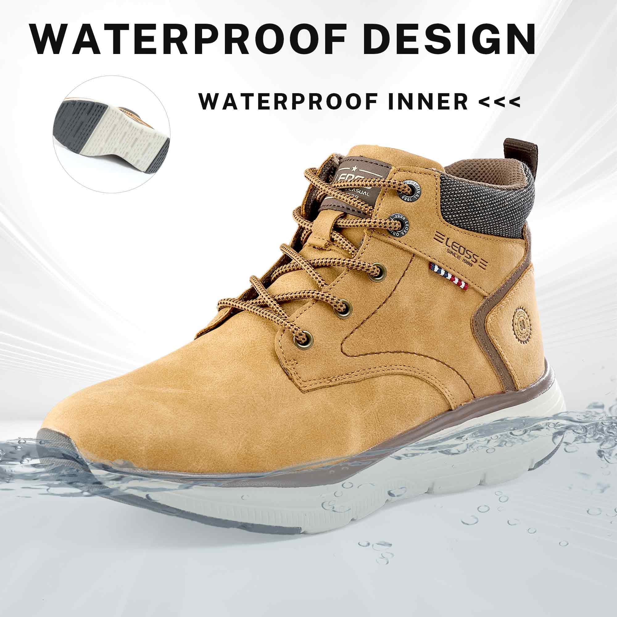 LEOSS ORIGINAL Uomo Sneakers High Top Sneakers Sportiva Leggere da Camminare Scarpe Sneakers Alte Uomo