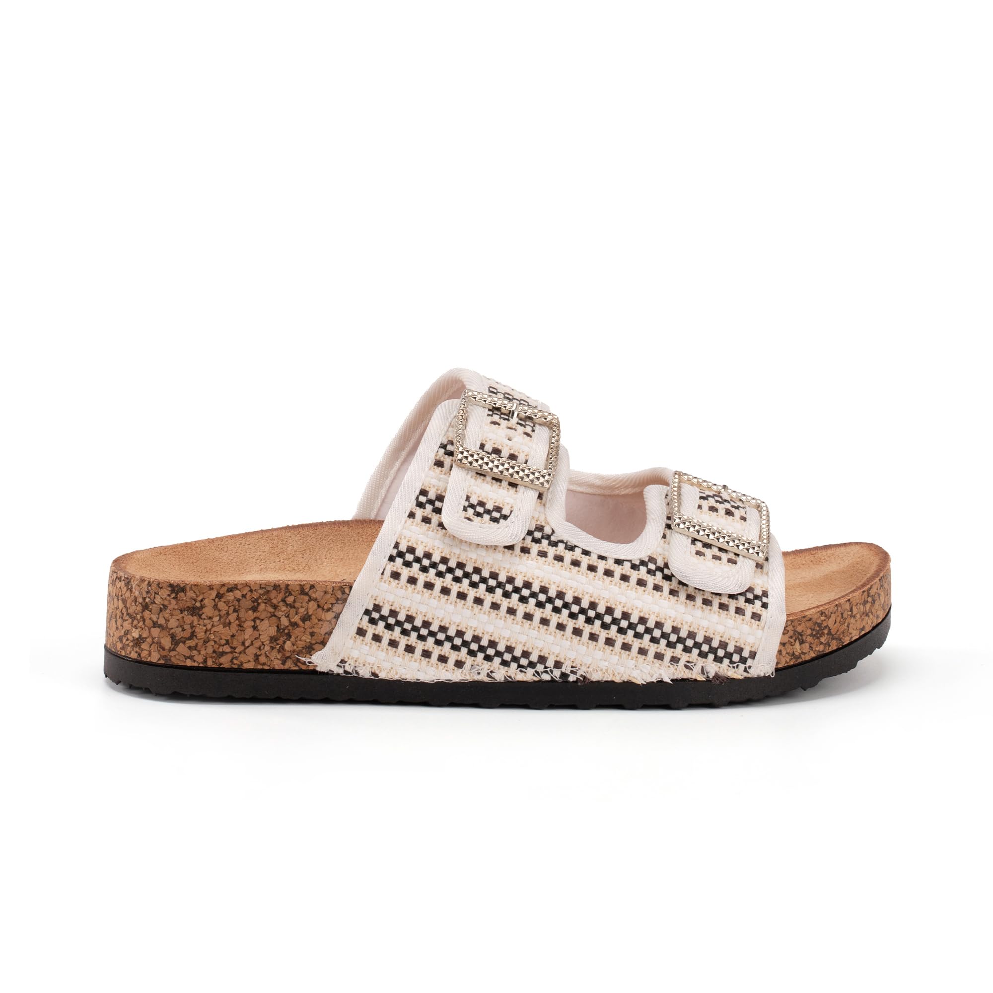 JOMIX Ciabatte Estive da Donna Suola in Sughero Punta Aperta Comfort Antiscivolo con Supporto per l'arco Plantare WCF250329