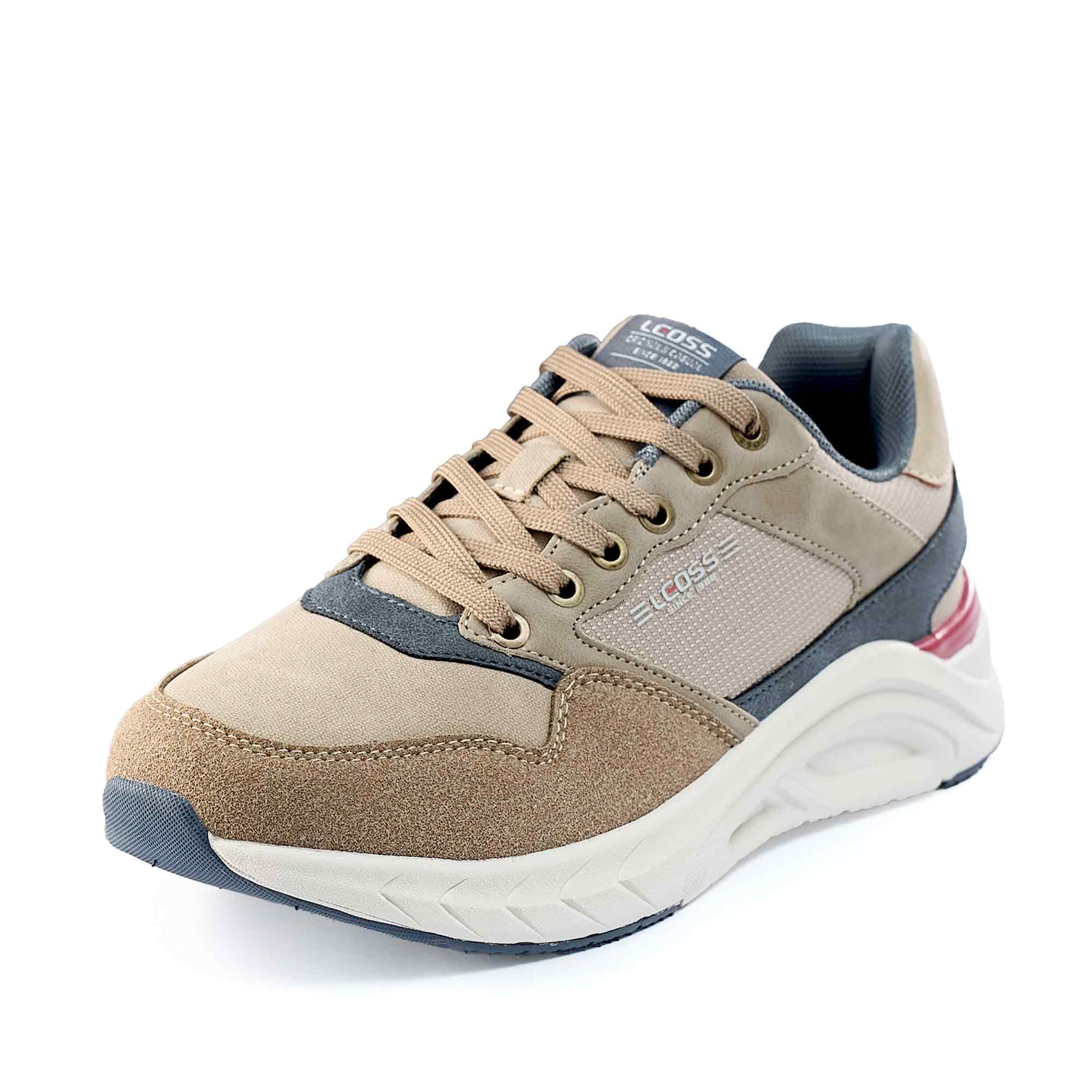 LEOSS ORIGINAL Zapatillas de deporte para hombre, zapatillas con cordones, zapatos de ciudad, zapatos de senderismo informales, zapatos de caminar de cuero deportivos