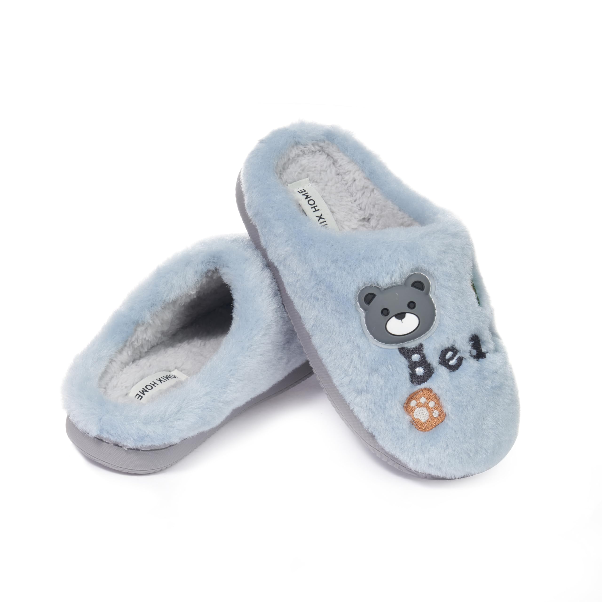 JOMIX Pantofole Bambino Invernali Babbucce Inverno Bambina Calde Morbide Ciabatte Chiuse Bambini da Casa