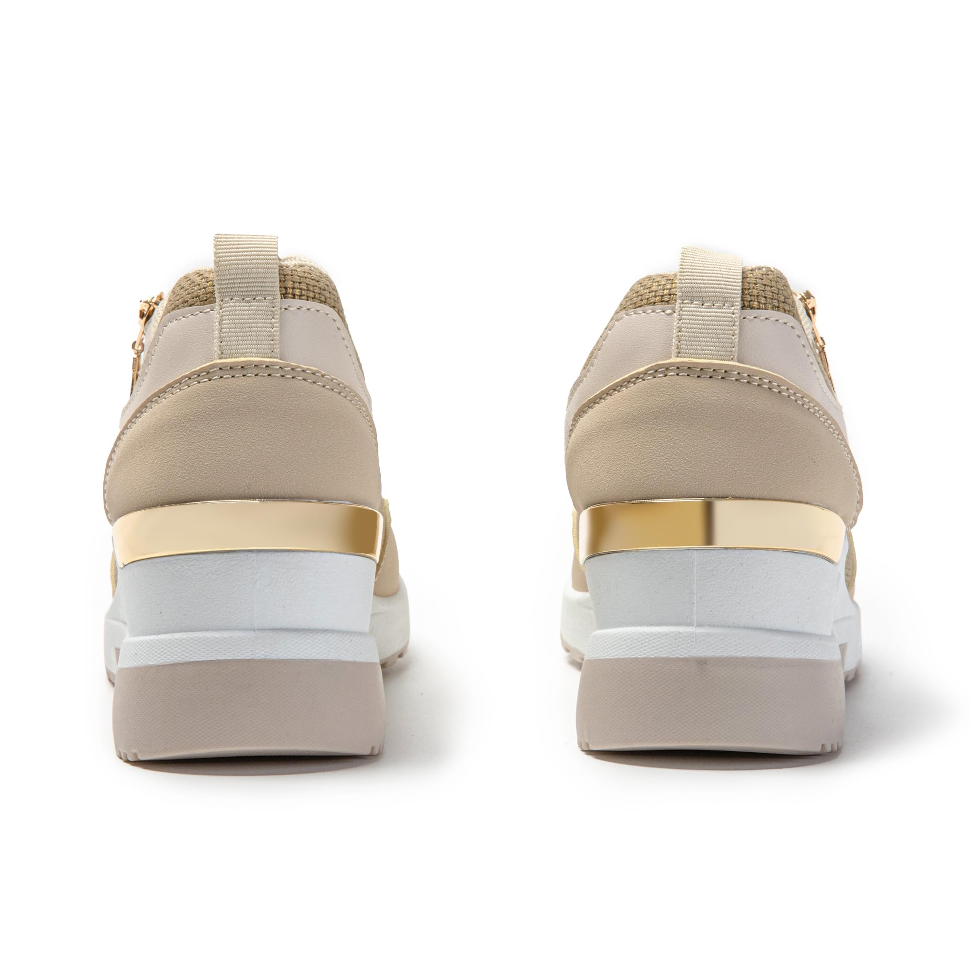 JOMIX Damen Laufschuhe Atmungsaktiv Sneaker Leichtes Sportschuhe Turnschuhe Elegant Plateau Frizeitschuhe