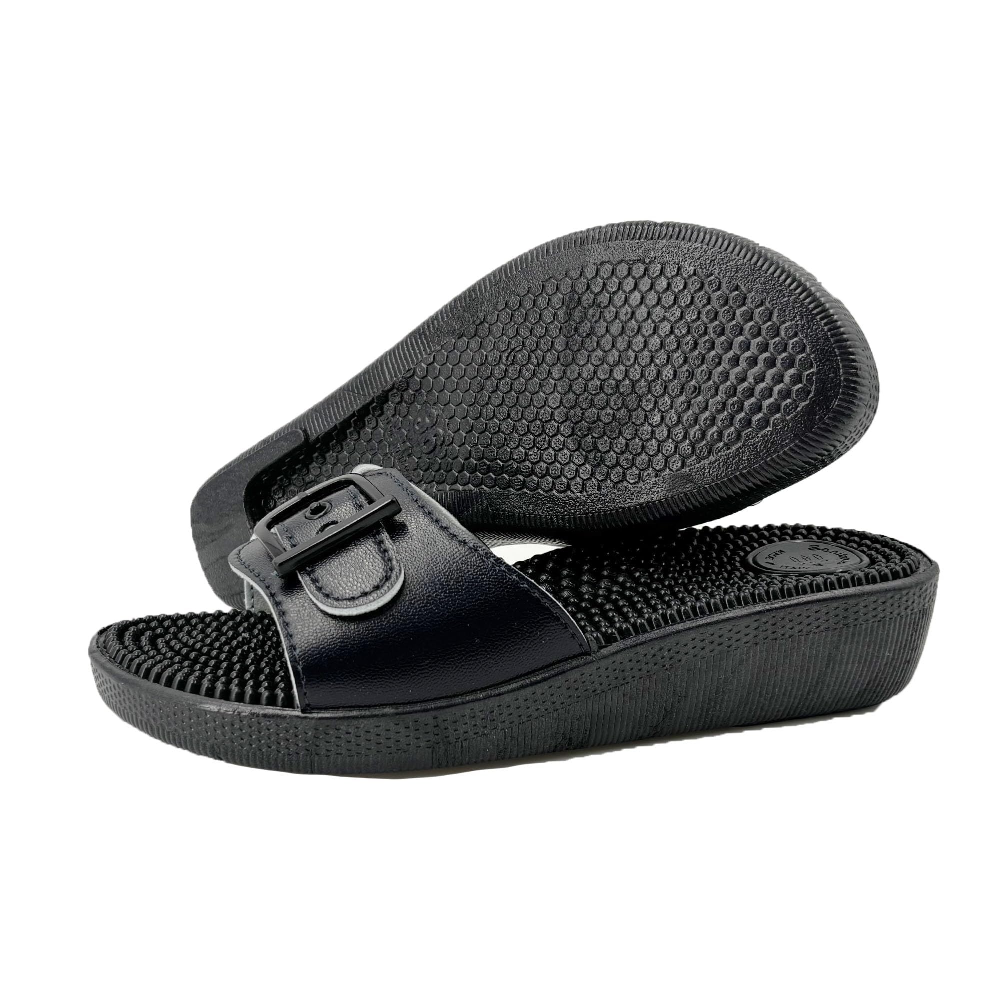 JOMIX Massage Schlappen Damen Weiche Badeschuhe Sommer Pantoletten Slipper Hausschuhe