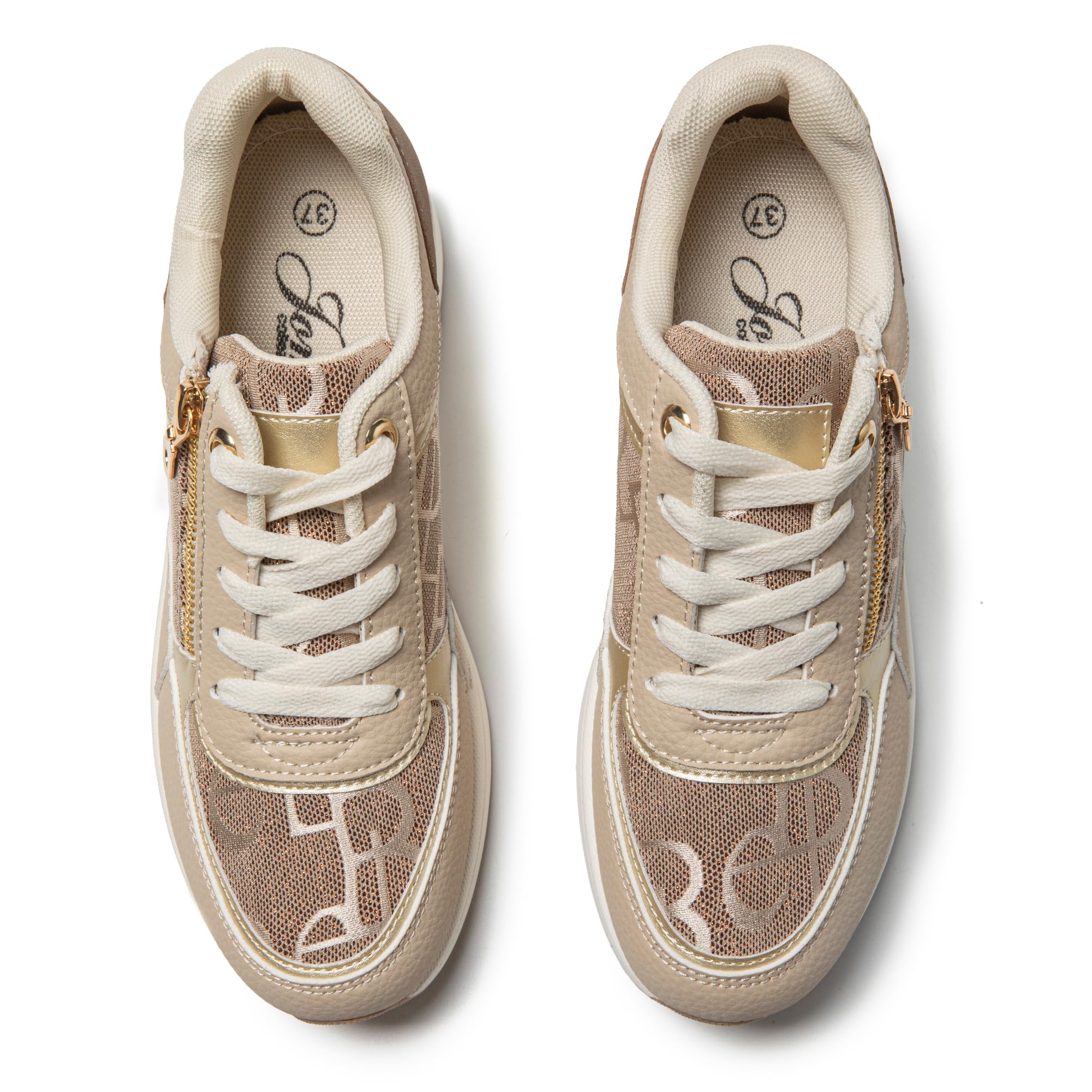 JOMIX Damen Sneaker Moden Sportschuhe Rutschfeste Freizeitschuhe Atmungsaktiv Joggingschuhe Bequeme Walkingschuhe Gym Fitness