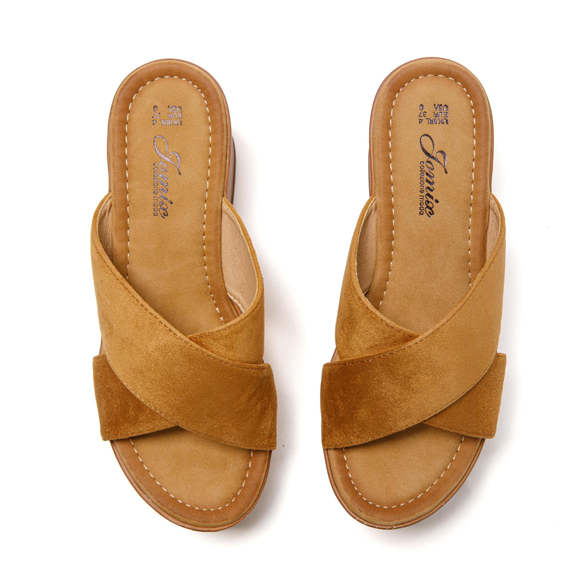 JOMIX Ciabatte da donna con plateau, sandali con zeppa