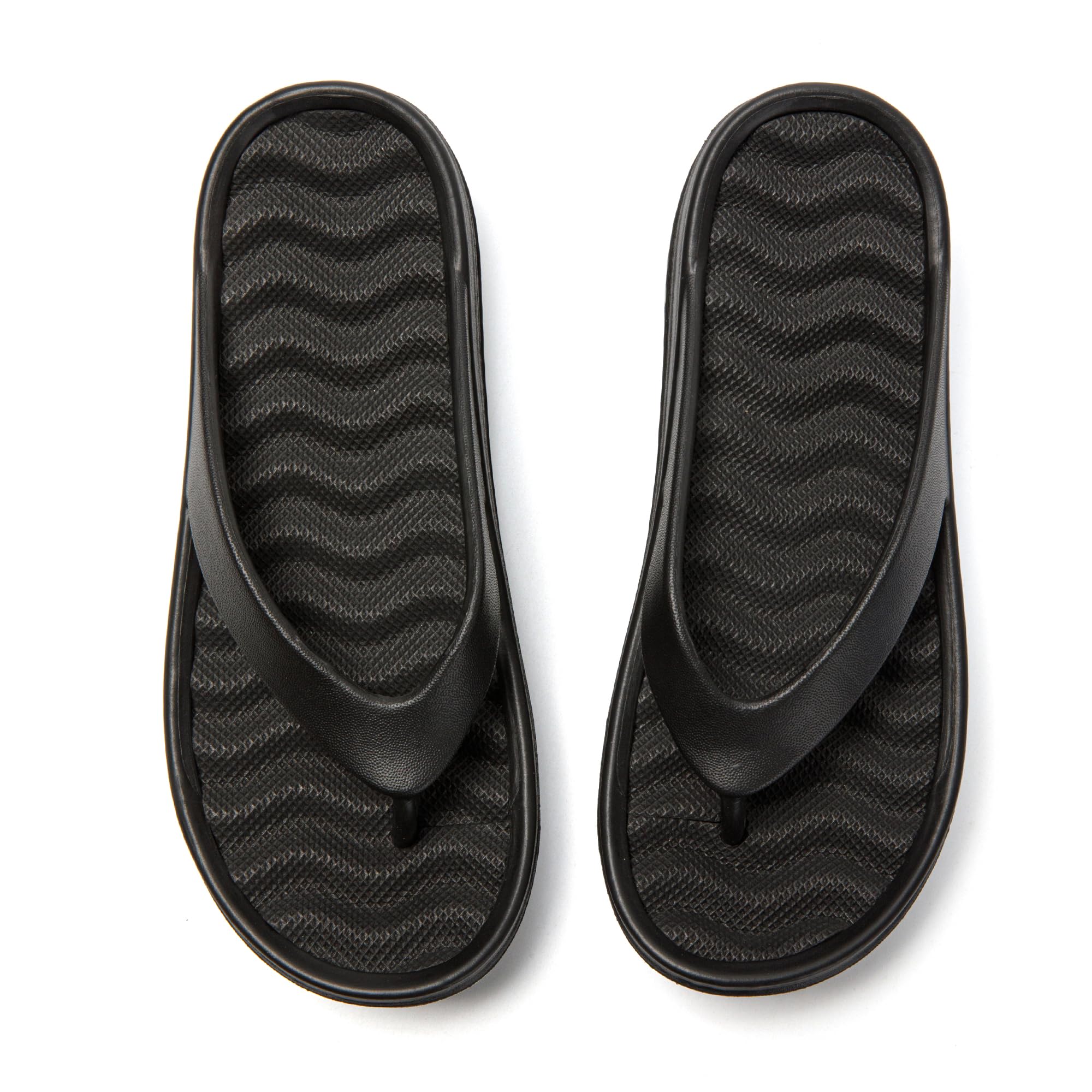 JOMIX Flip Flops Damen Massage Sommer Zehentrenner Plateau Leicht Badelatschen Slides Strand Schlappen Taumelschuhe