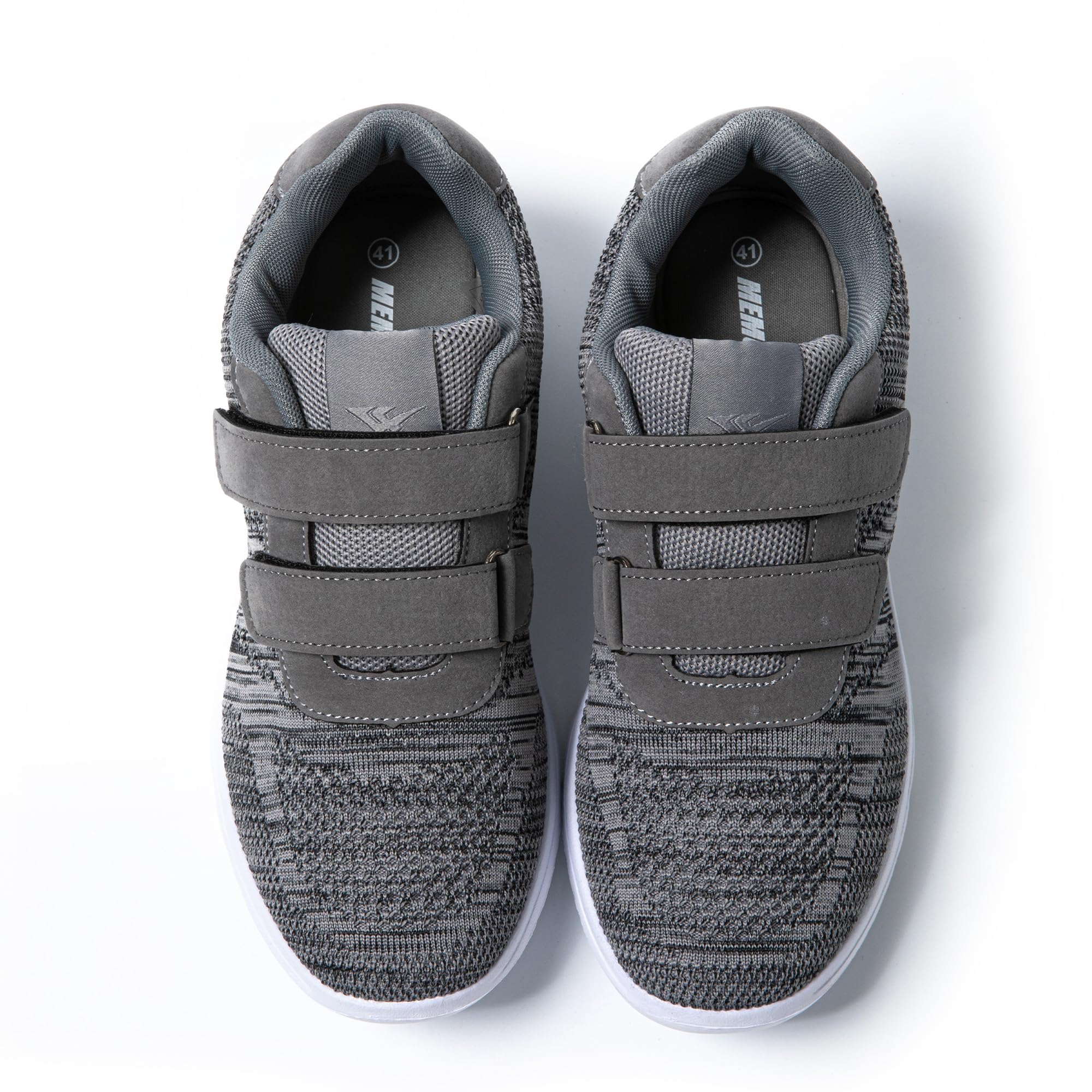 JOMIX Herren Sportschuhe mit Klettverschluss Leichte Turnschuhe Atmungsaktiv Laufschuhe Sneaker Walking Fitness Freizeitschuhe