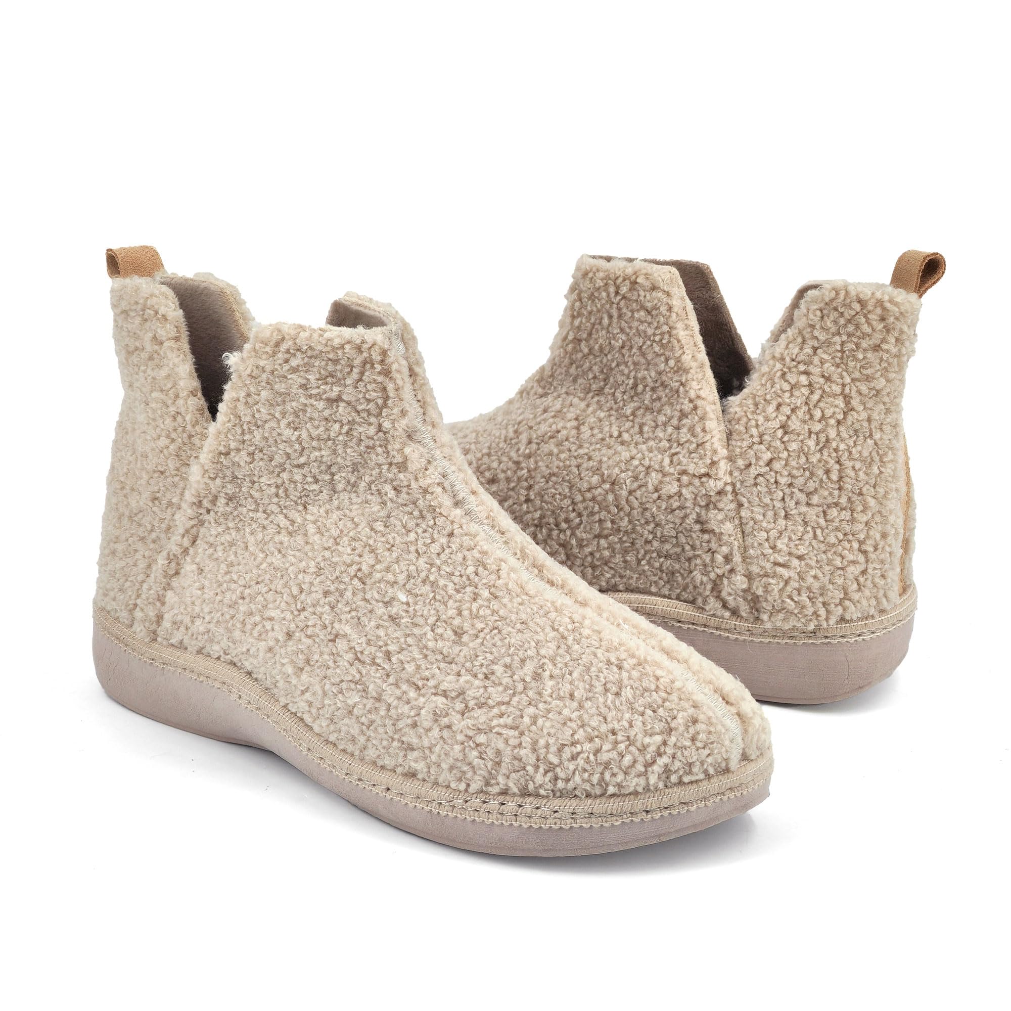 JOMIX Pantofole Donna Invernali Chiuse Ciabatte Stivaletto Calde da Casa