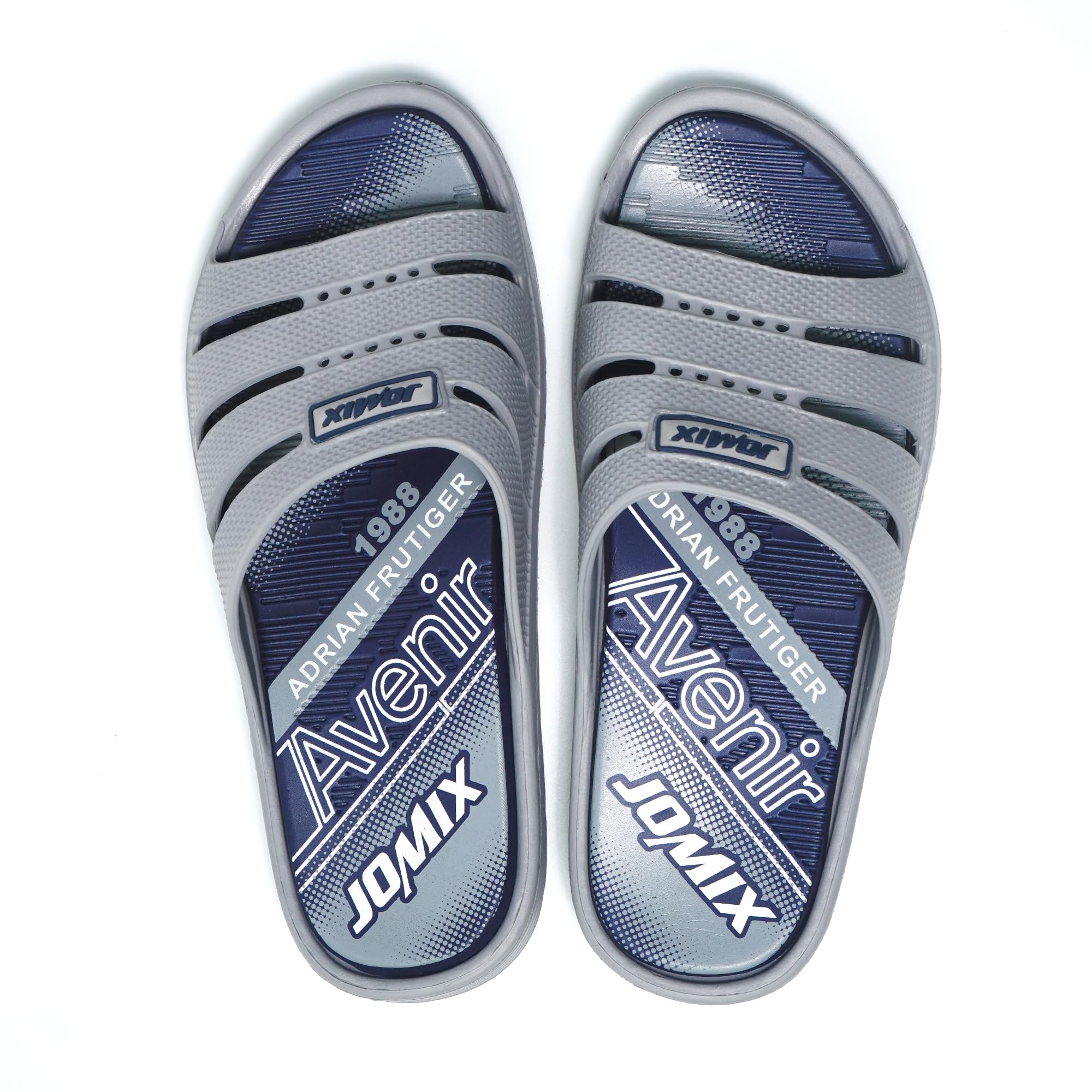 JOMIX Pantoffeln Herren Badelatschen Sommer Schlappen Badeschuhe Pantoletten Leicht Sandalen EVA Badeschlappen Slipper