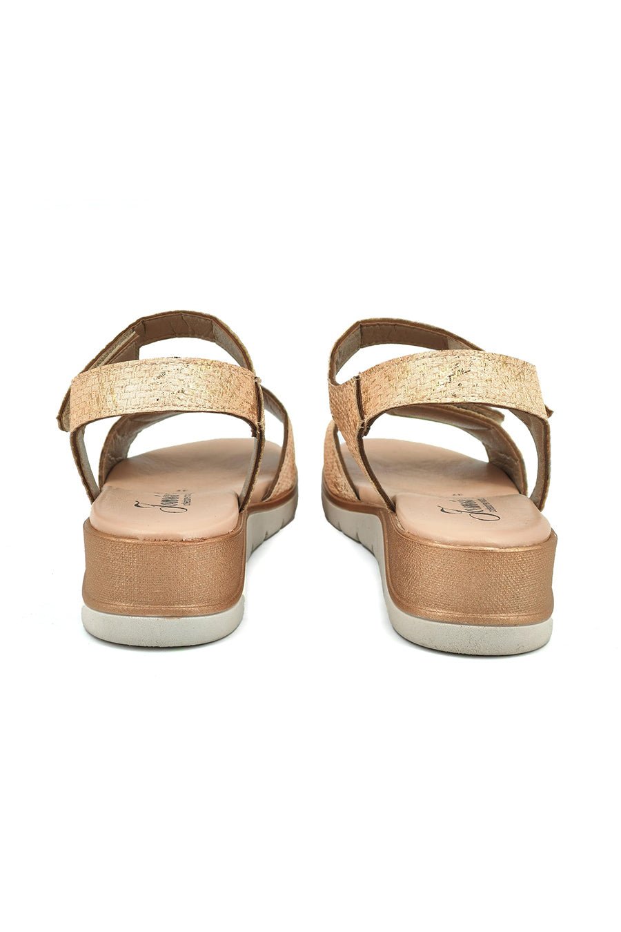 JOMIX Sandali Donna Estive Bassi Sandali Zeppa Eleganti a Strappo Regolabile da Mare Spiaggia Vera Pelle Made in Italy TD2064