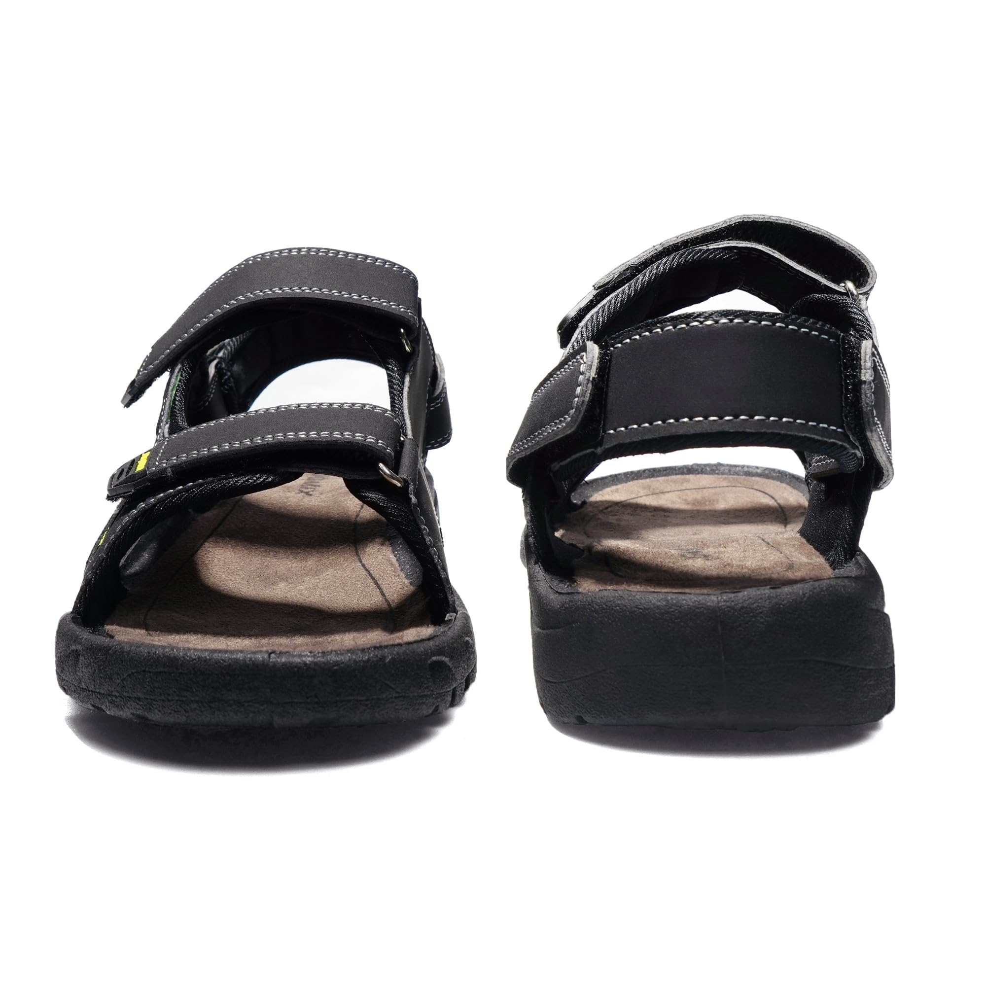 JOMIX Athletische Sandalen Herren Klettverschluss Sommer Rutschfest Flach Wandersandalen Outdoor Strand Reisen Trekking Wander