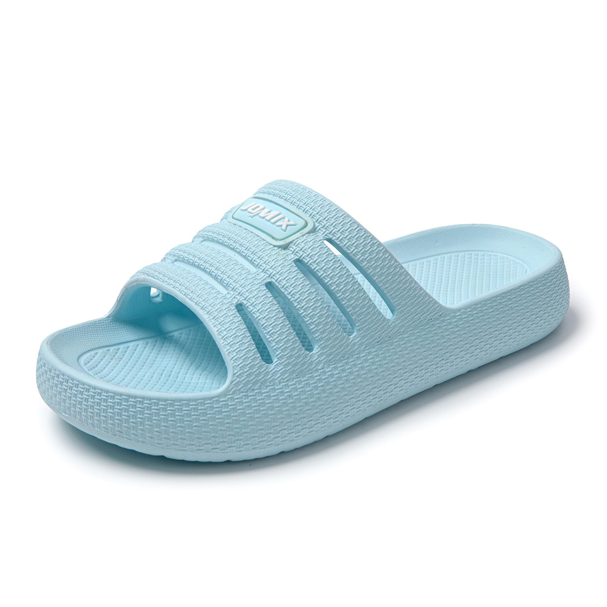 JOMIX Badelatschen Damen Sommer Badeschlappen Slides Weich Schlappen Gummi Sandalen Rutschfest Strand Schwimmen Pantoletten Indoor Outdoor