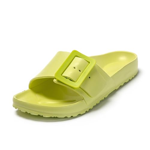 JOMIX Badeschuhe Damen Sommer Plateau Pantoletten EVA Badelatschen Leicht Sandalen für Strand