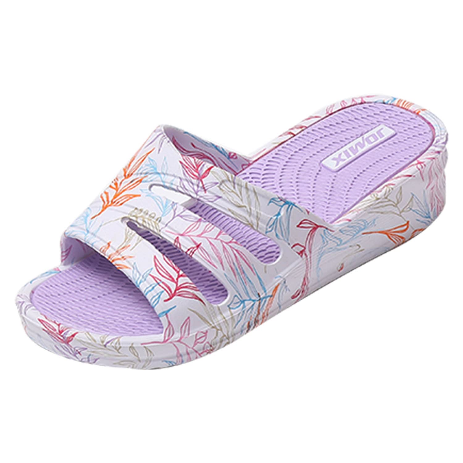 JOMIX Badeschuhe Damen Sommer Plateau Pantoletten EVA Badelatschen Leicht Sandalen für Strand