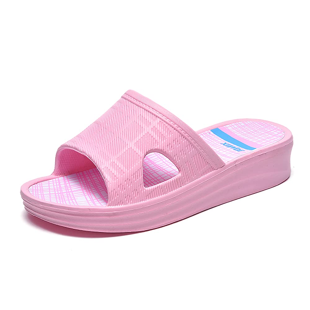 JOMIX Badeschuhe Damen Sommer Plateau Pantoletten EVA Badelatschen Leicht Sandalen für Strand