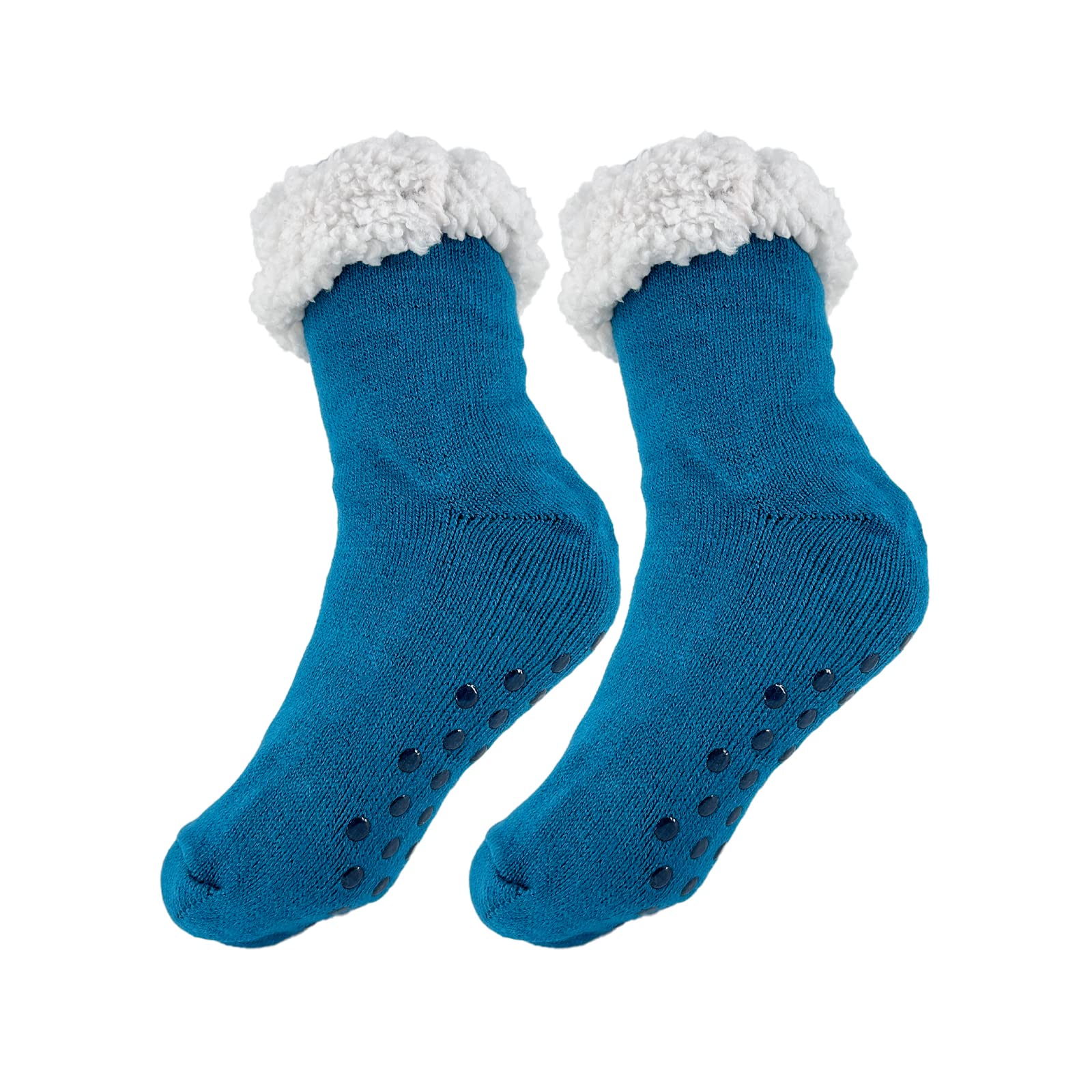 JOMIX Calze Antiscivolo Donna Invernali Calzini a Pantofole Imbottite Felpate Calzettoni Caldi