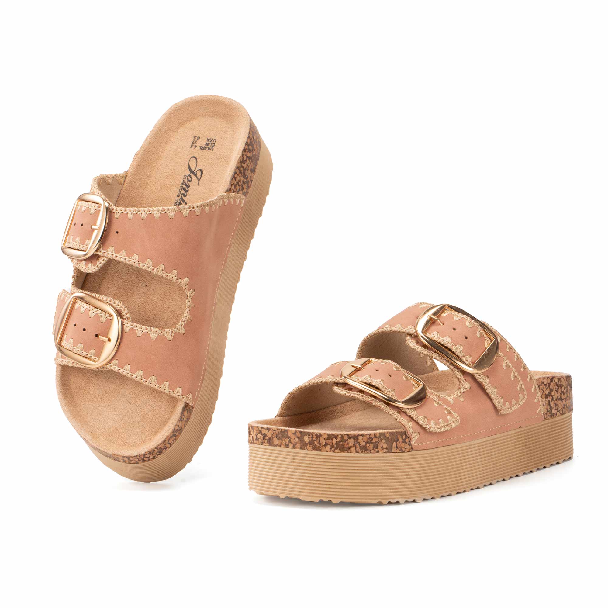 JOMIX Ciabatte da Donna in Sughero Estive Morbide Scarpe da Spiaggia