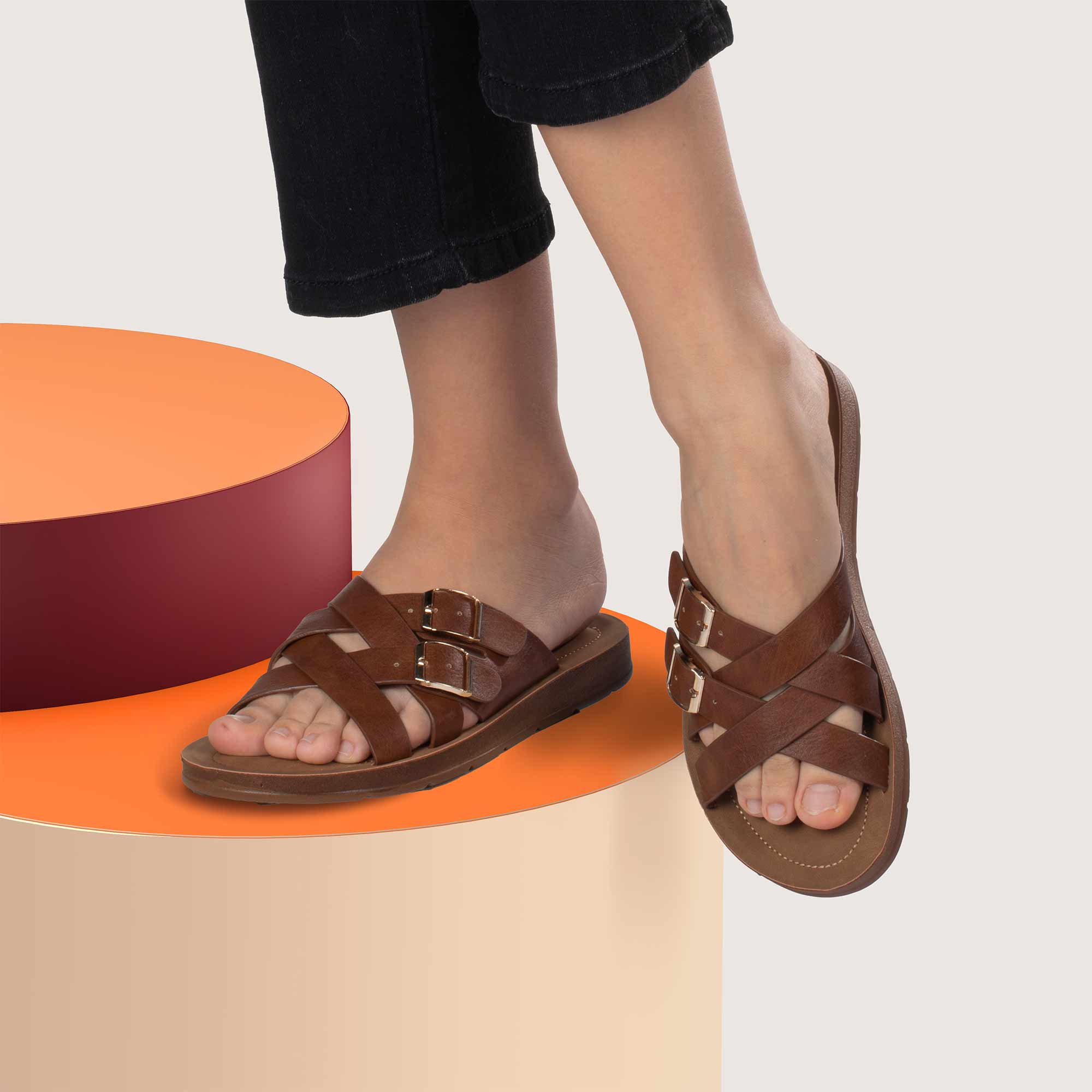 JOMIX Ciabatte da Spiaggia Estive da Donna Pantofole Eleganti e Casual Morbide WFC250183