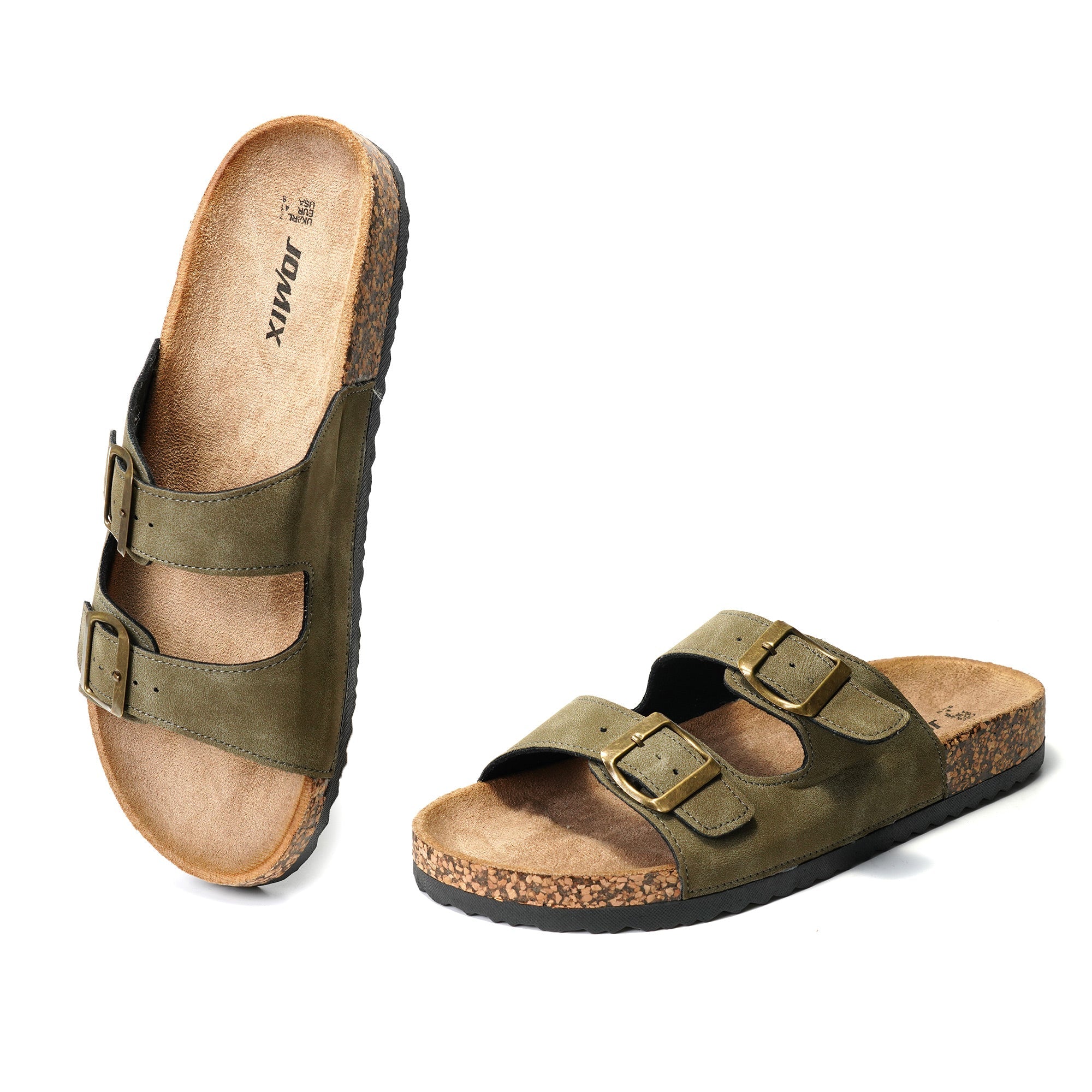 JOMIX Ciabatte da Uomo con Suola in Sughero Pantofole da Spiaggia Estive MCX250210