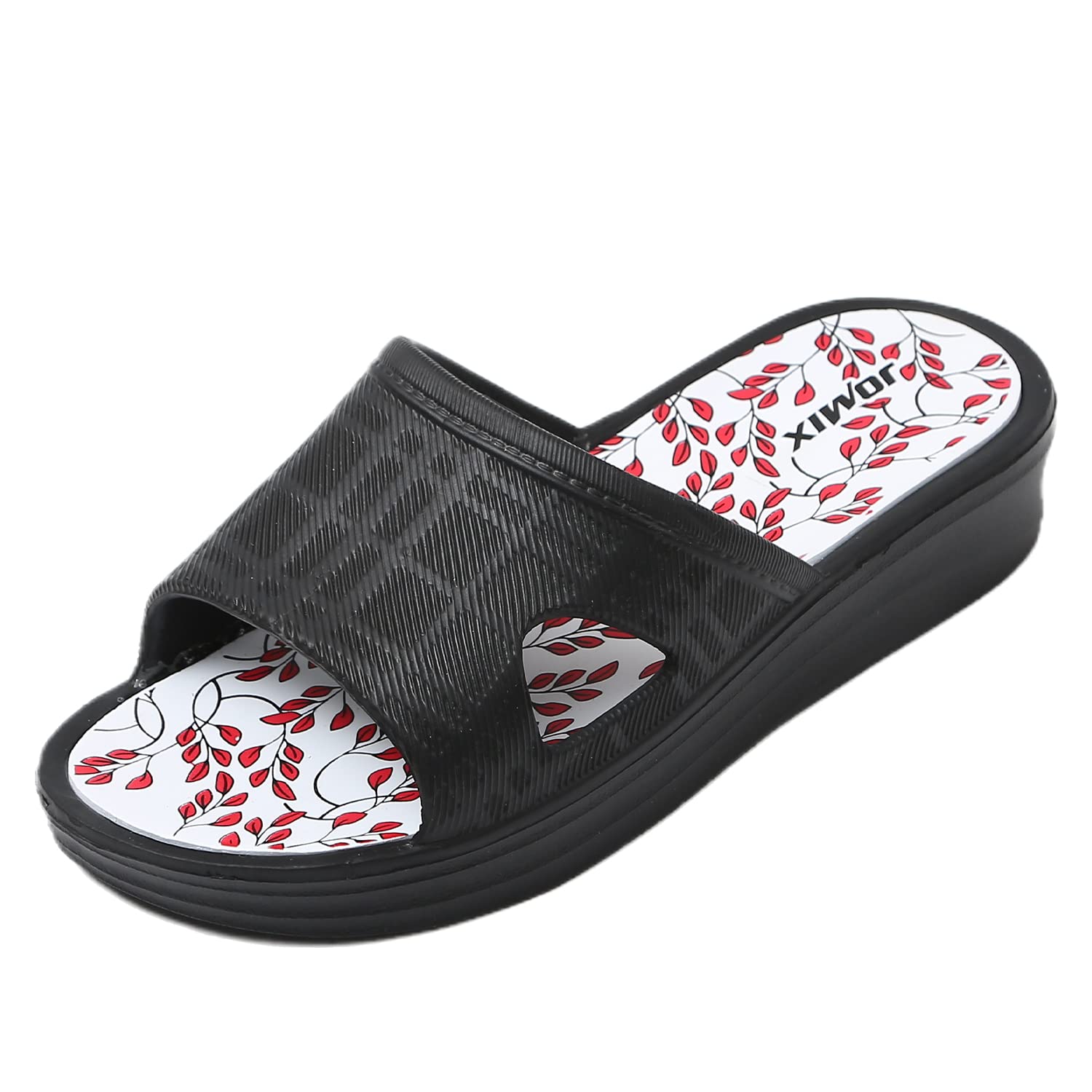 JOMIX Ciabatte Donna Estive con Zeppa Comode Mare Casa Piscina in Gomma EVA SD9216