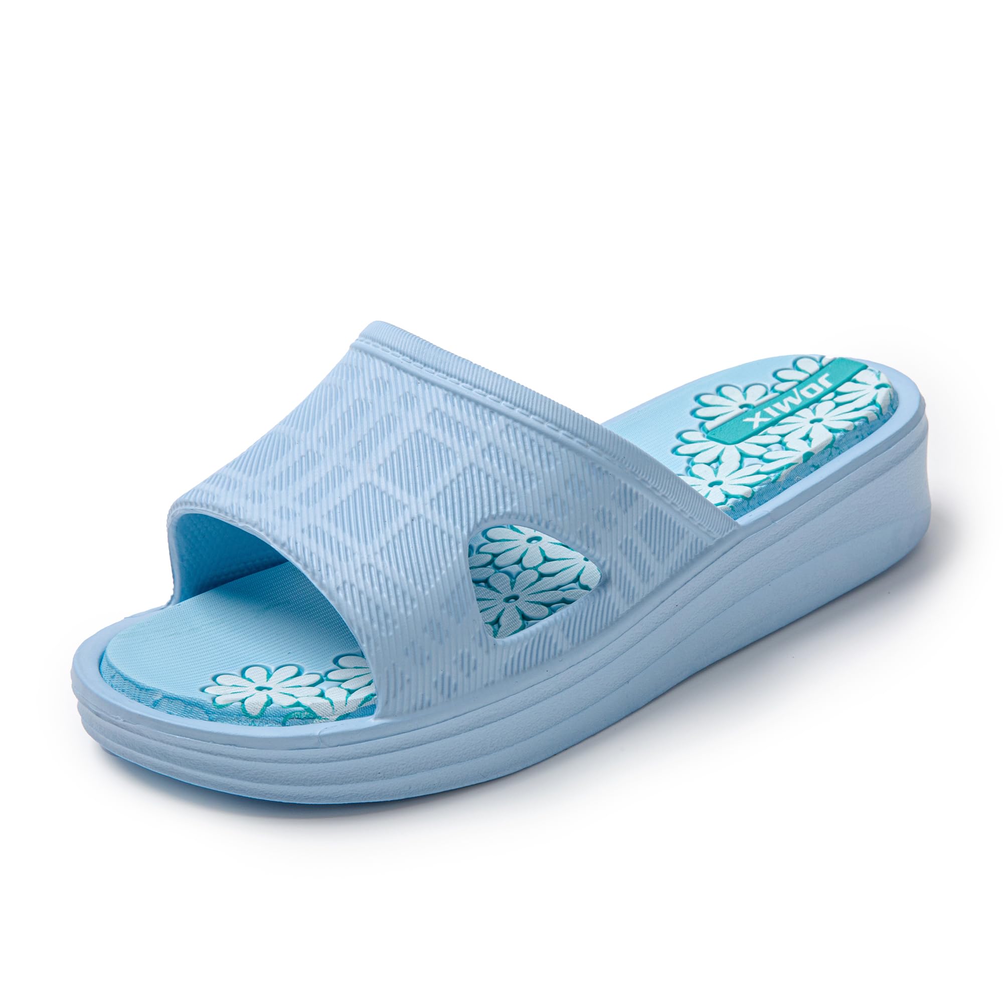 JOMIX Ciabatte Donna Estive con Zeppa Comode Mare Casa Piscina in Gomma EVA SD9216