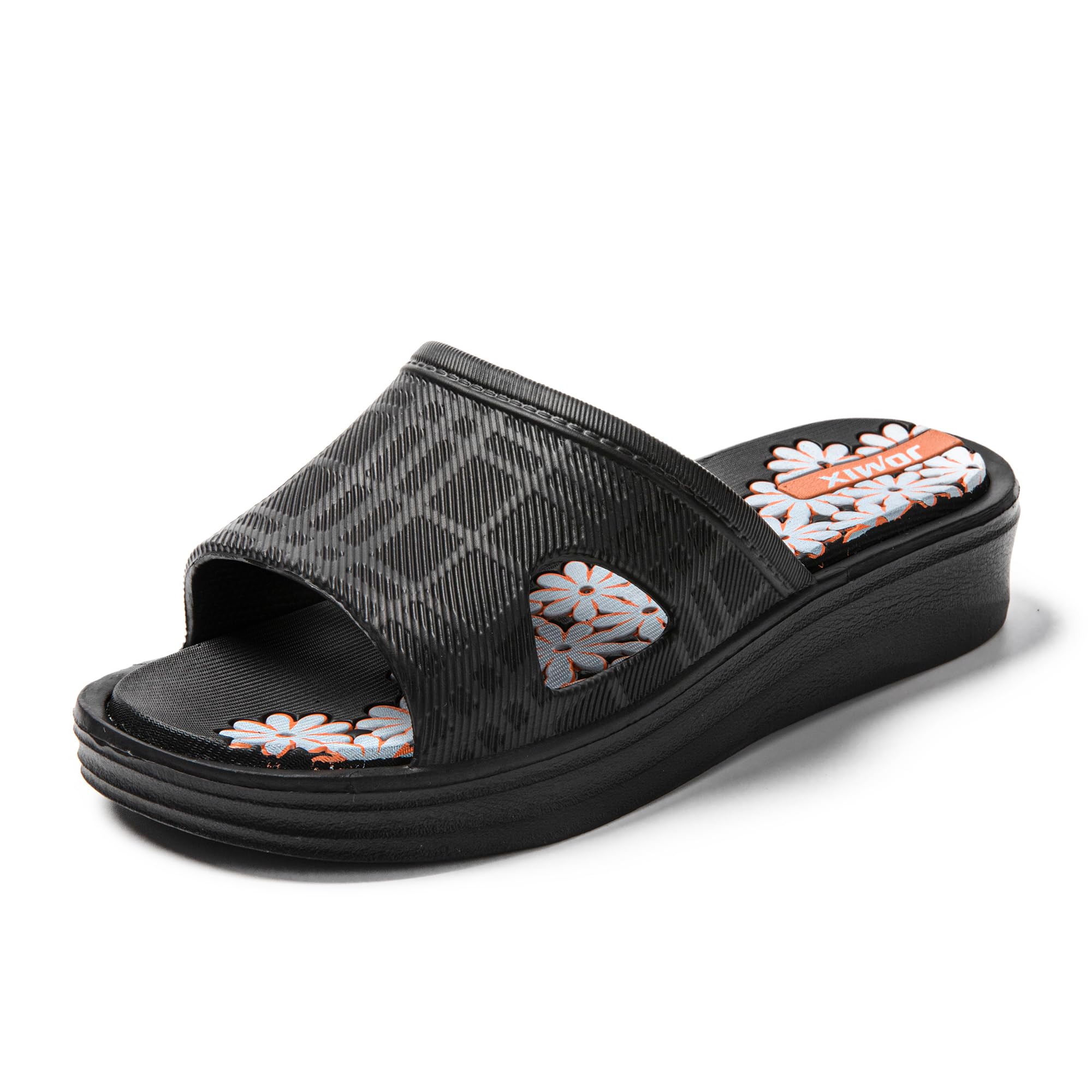 JOMIX Ciabatte Donna Estive con Zeppa Comode Mare Casa Piscina in Gomma EVA SD9216