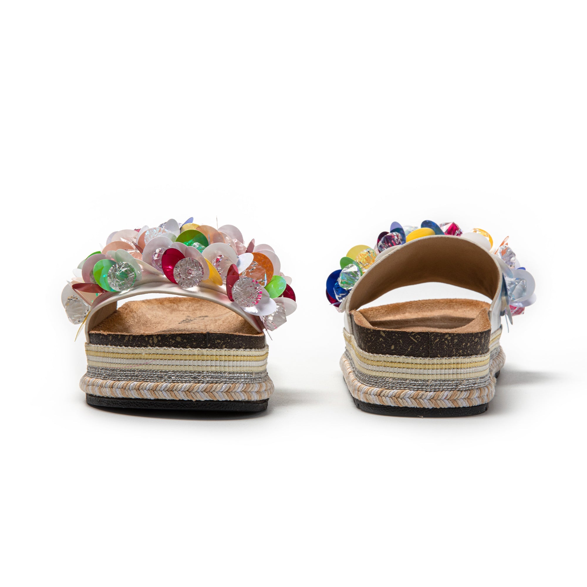 JOMIX Ciabatte Donna Estive Pantofole alla moda con decorazione a conchiglia SD9336