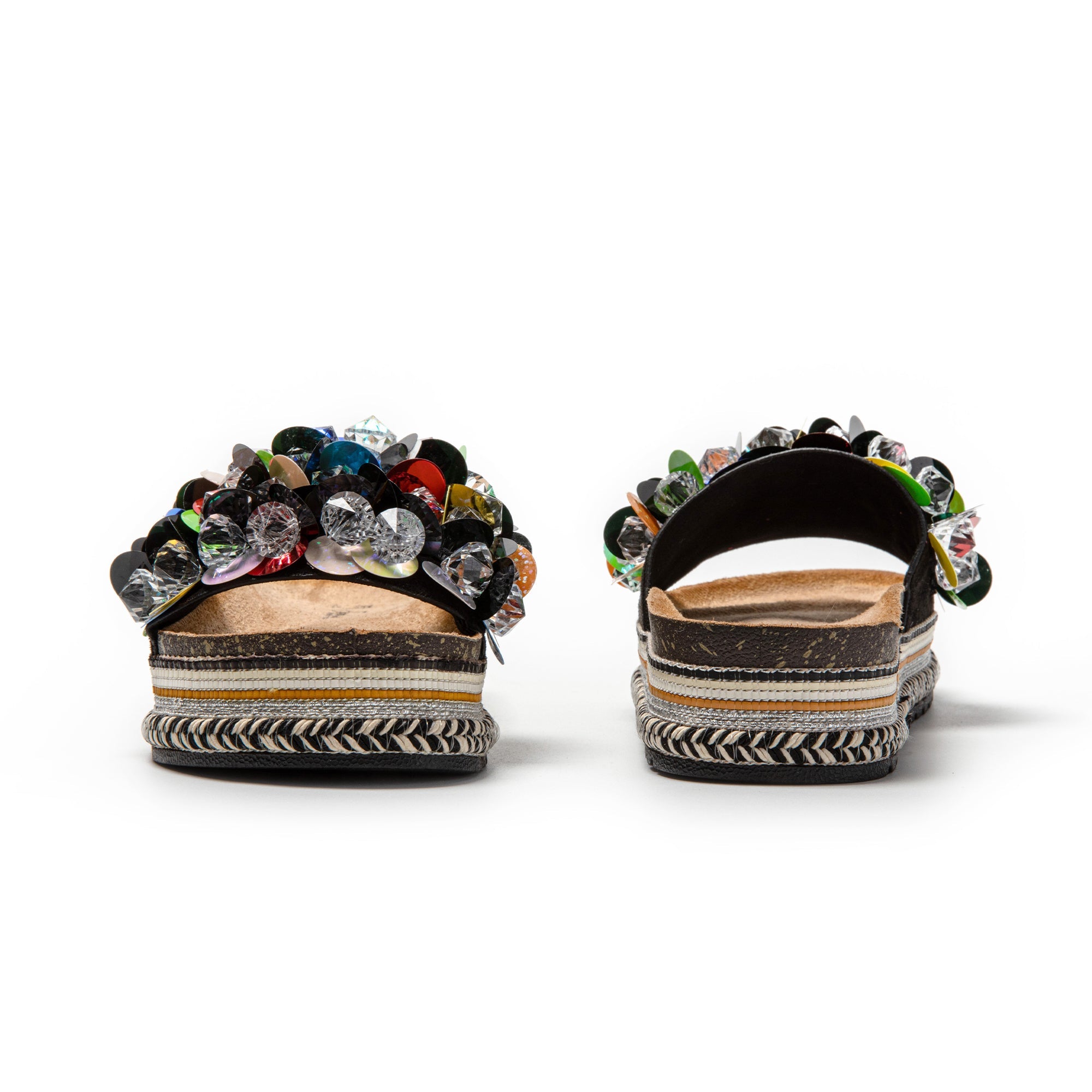 JOMIX Ciabatte Donna Estive Pantofole alla moda con decorazione a conchiglia SD9336