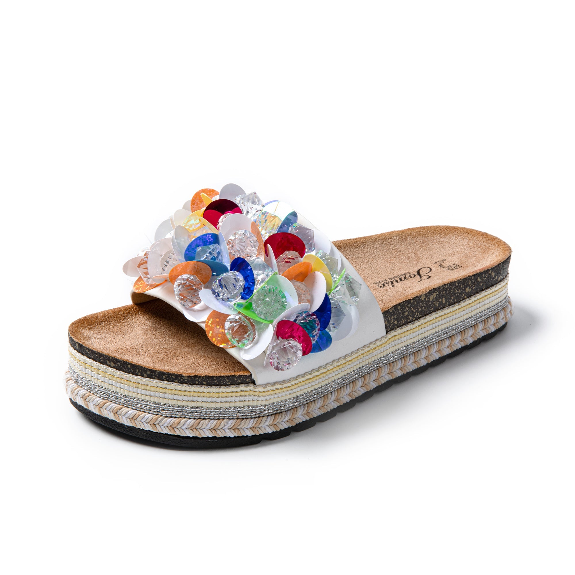 JOMIX Ciabatte Donna Estive Pantofole alla moda con decorazione a conchiglia SD9336