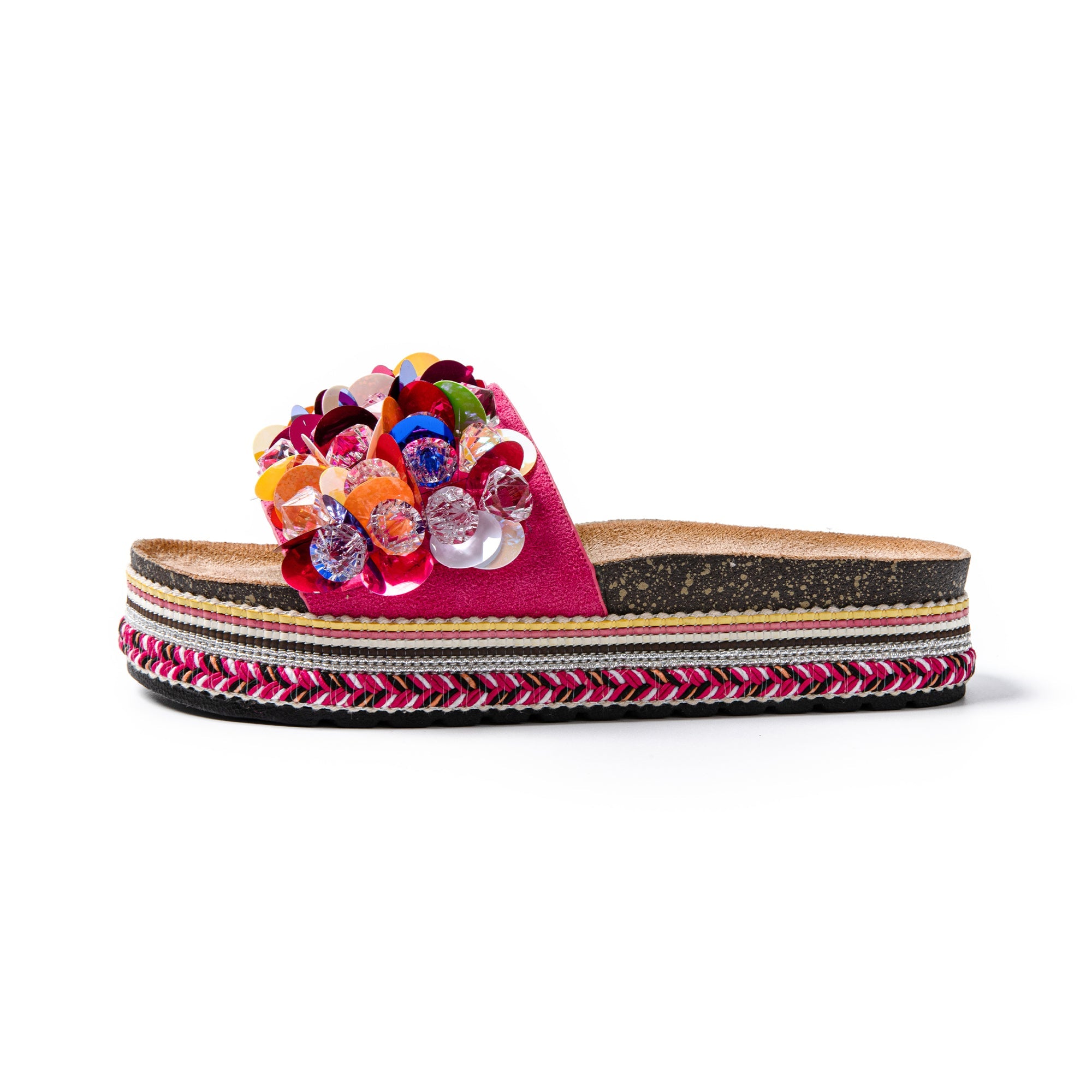 JOMIX Ciabatte Donna Estive Pantofole alla moda con decorazione a conchiglia SD9336