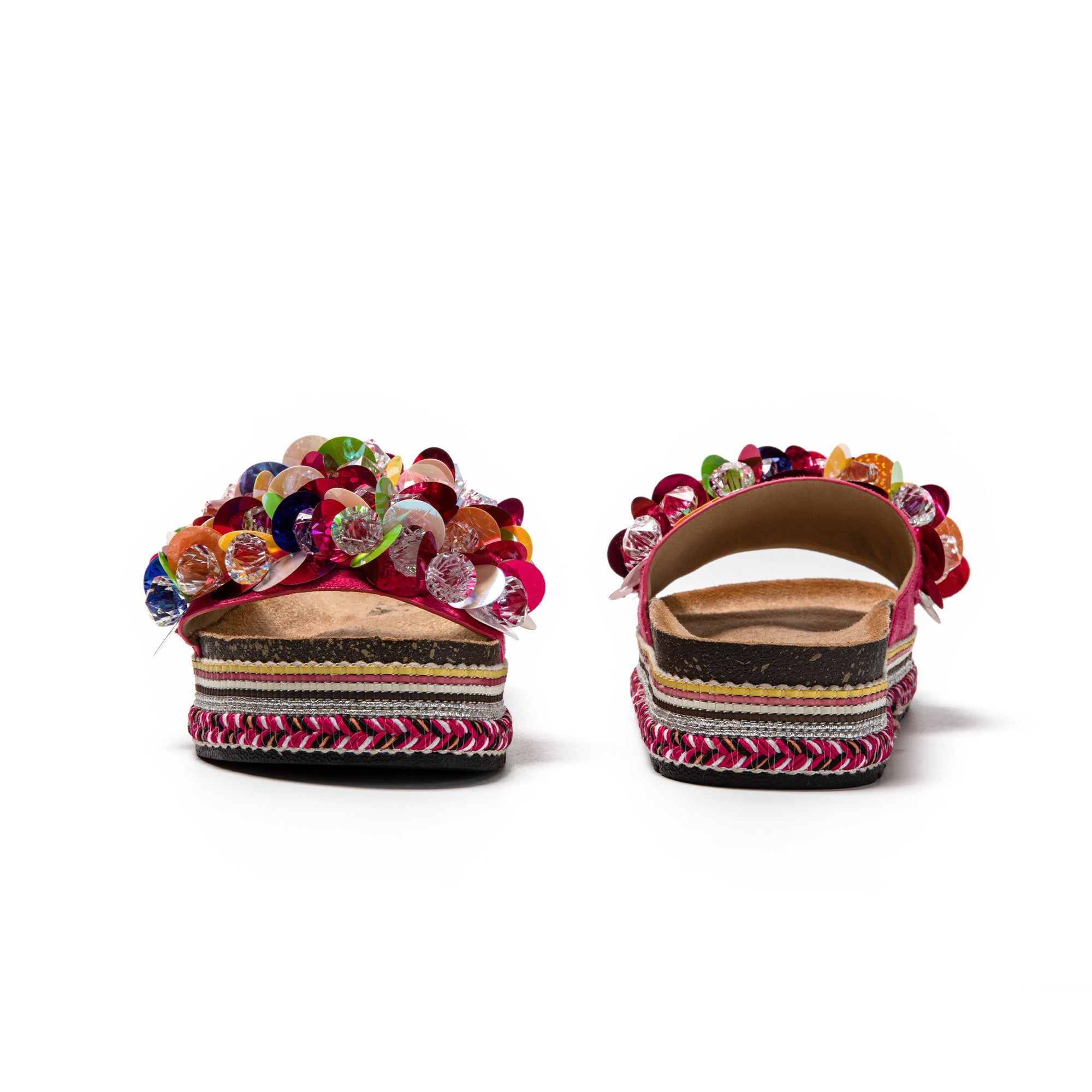 JOMIX Ciabatte Donna Estive Pantofole alla moda con decorazione a conchiglia SD9336