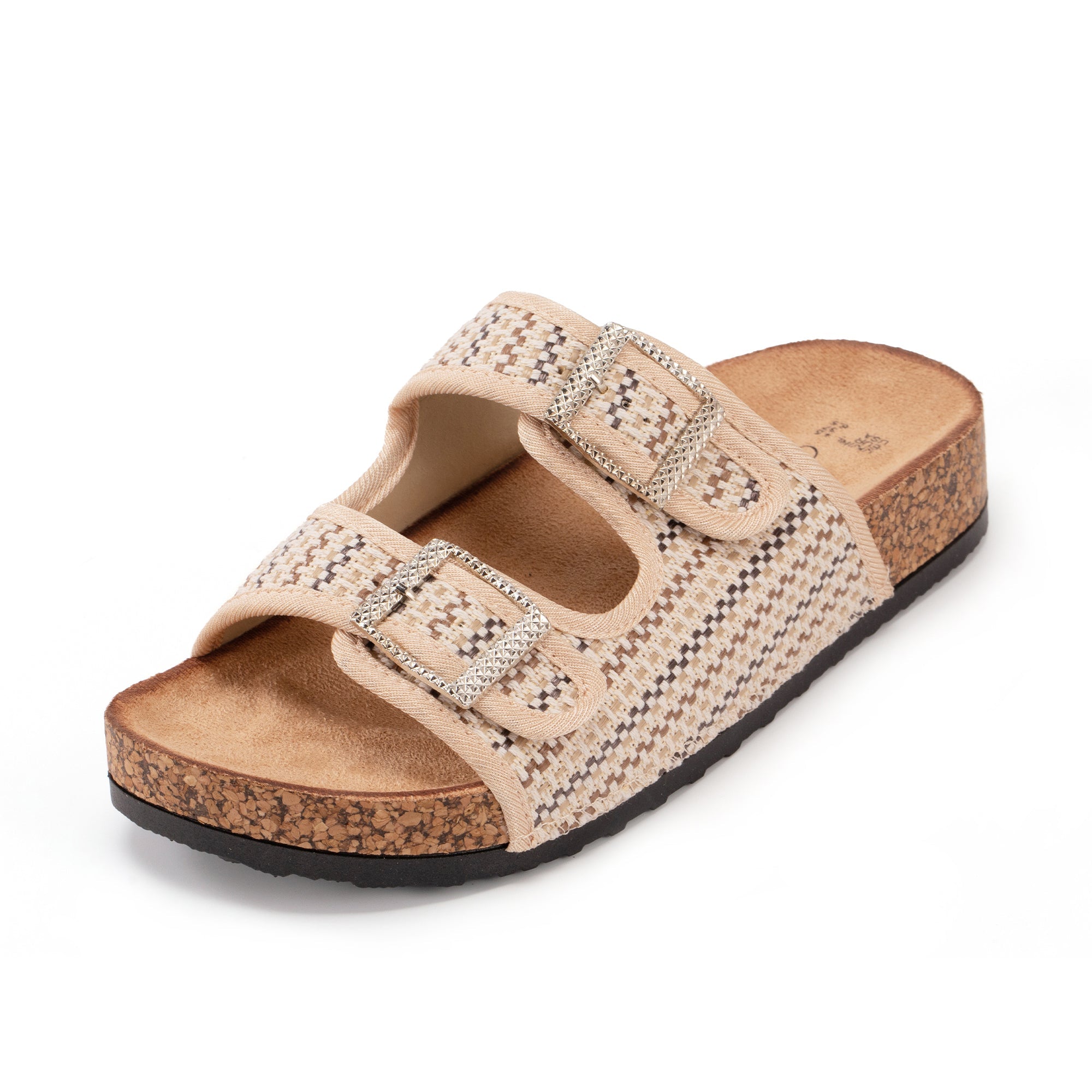 JOMIX Ciabatte Donna Estive Sandali Sughero Plantare Dobbia Fibbia Moda Sandali WCF250329
