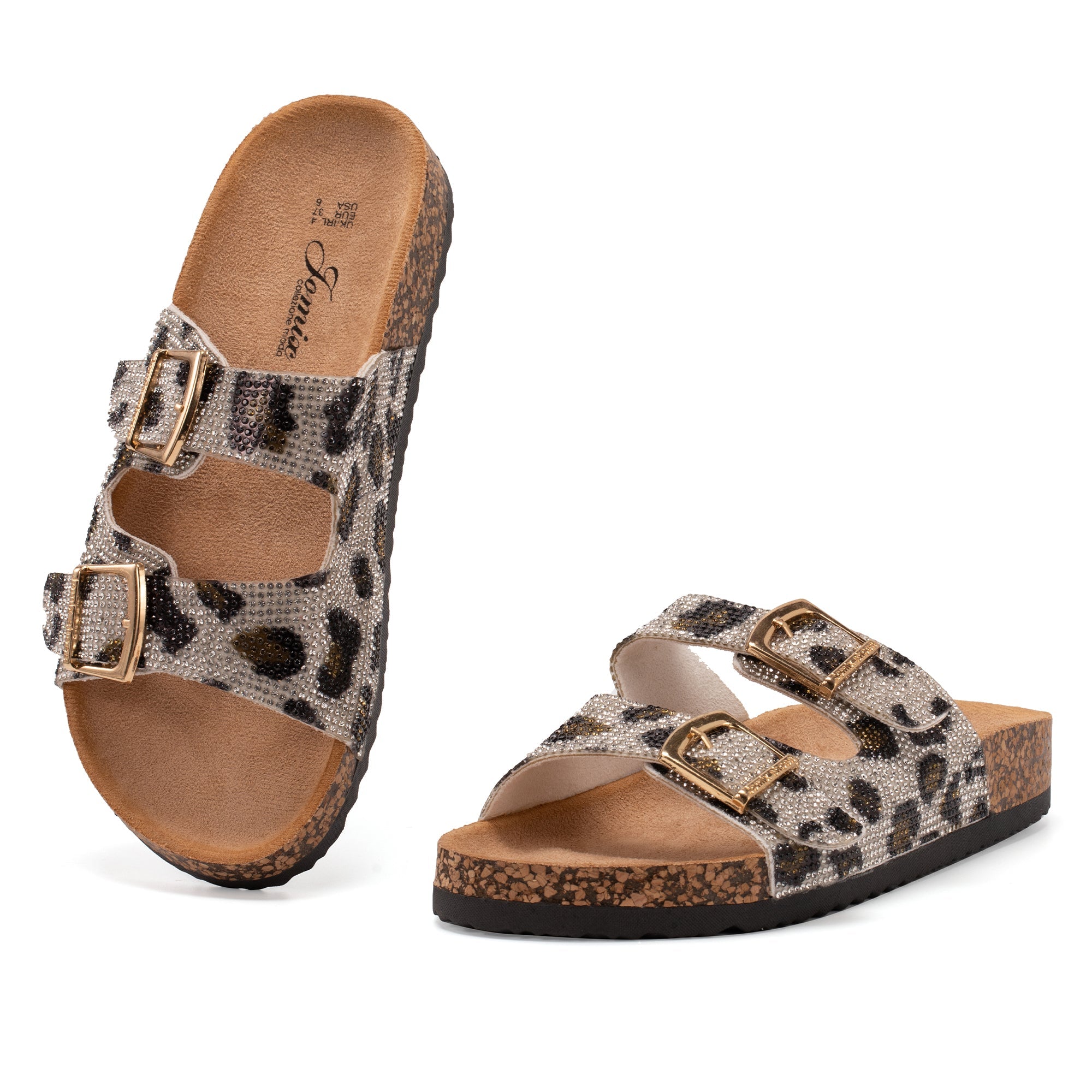 JOMIX Ciabatte Donna Estive Sughero Plantare Dobbia Fibbia Moda WCF250035