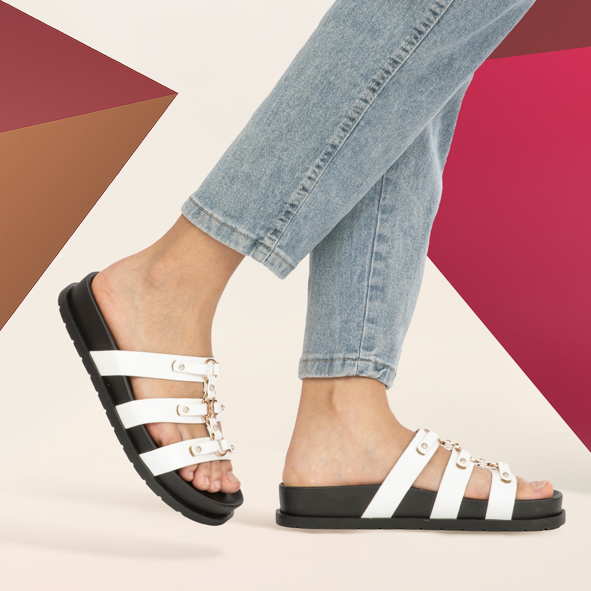 JOMIX Ciabatte Donna Estivi Elegante Moda Pantofole Donna Sandali Scarpe WFC250373