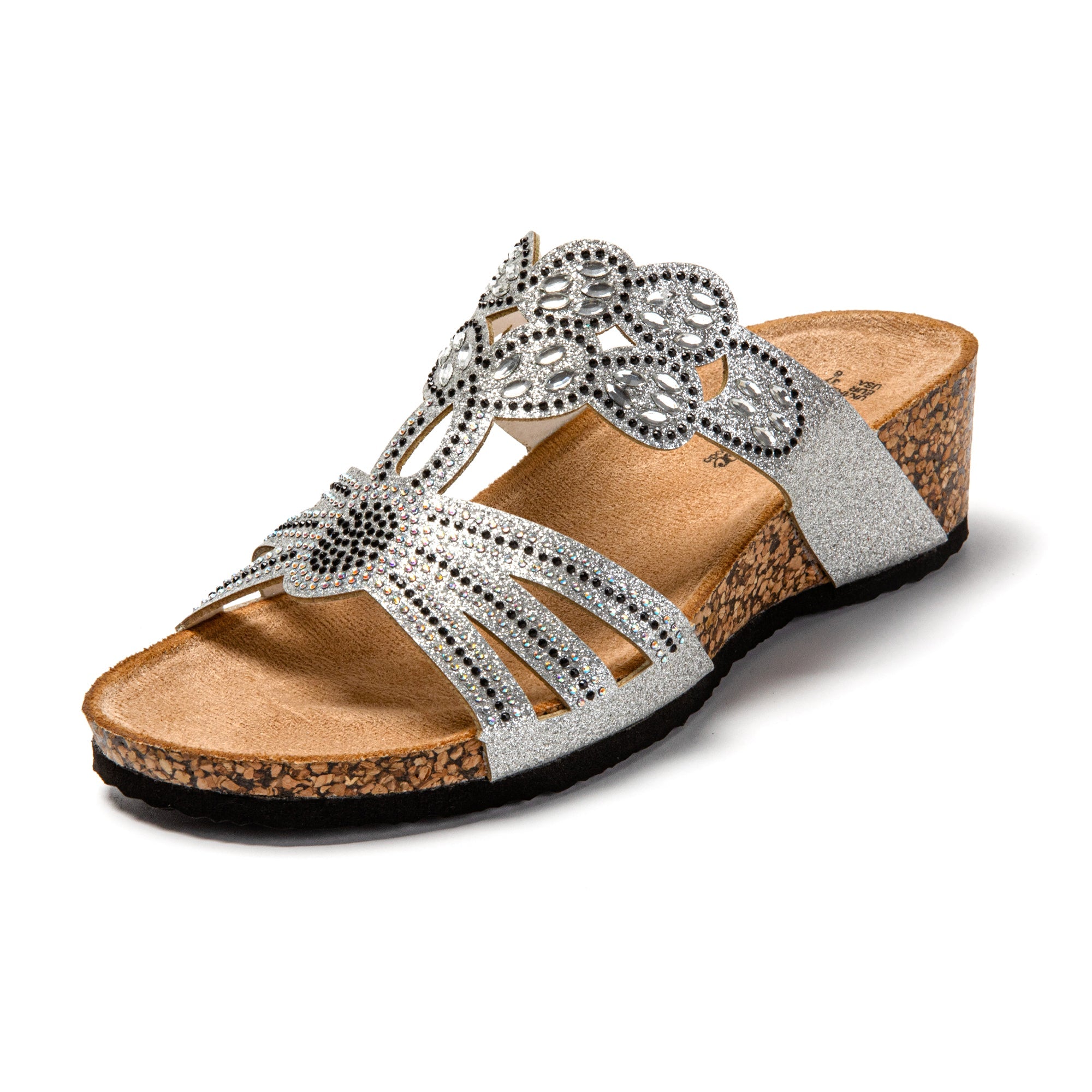 JOMIX Ciabatte Donna Estivi Elegante Suola Gomma Sughero Sintetico Pantofole SD9159