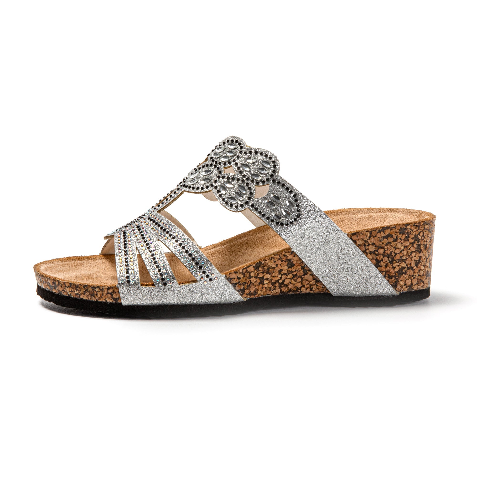 JOMIX Ciabatte Donna Estivi Elegante Suola Gomma Sughero Sintetico Pantofole SD9159